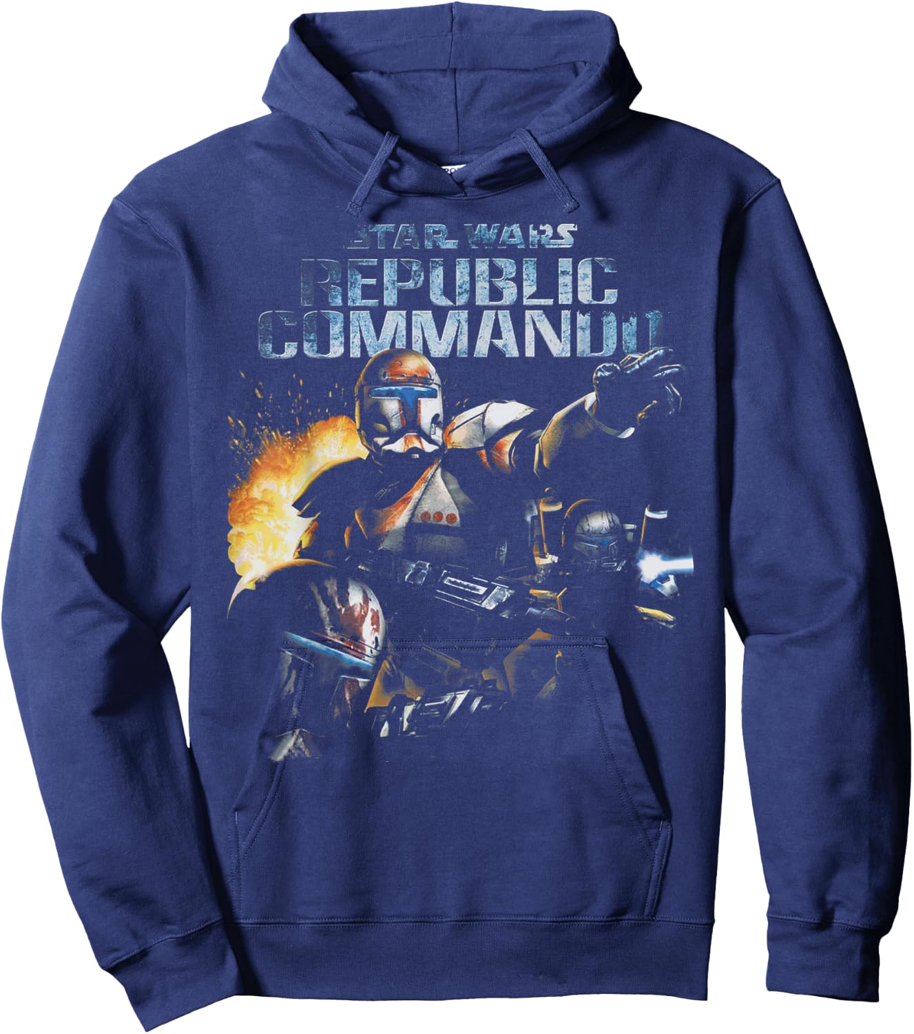 Star Wars Republic Commando Video Game Hoodie - Hoodie | Navy