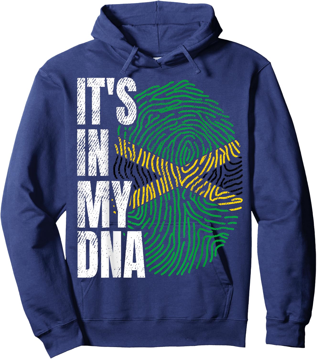 Jamaican Pride Flag Celebration Hoodie - Hoodie | Navy