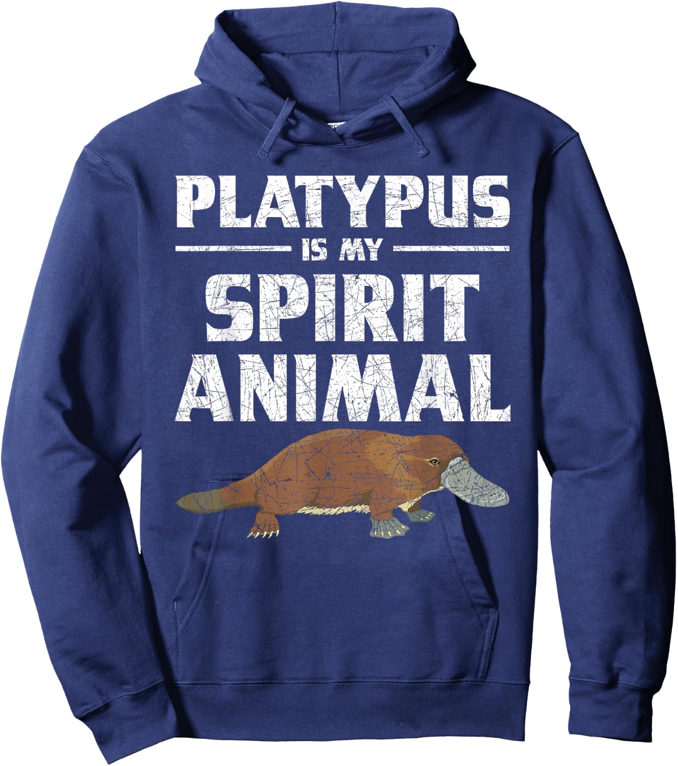 Platypus Is My Spirit Animal Platypus Hoodie - Hoodie | Navy