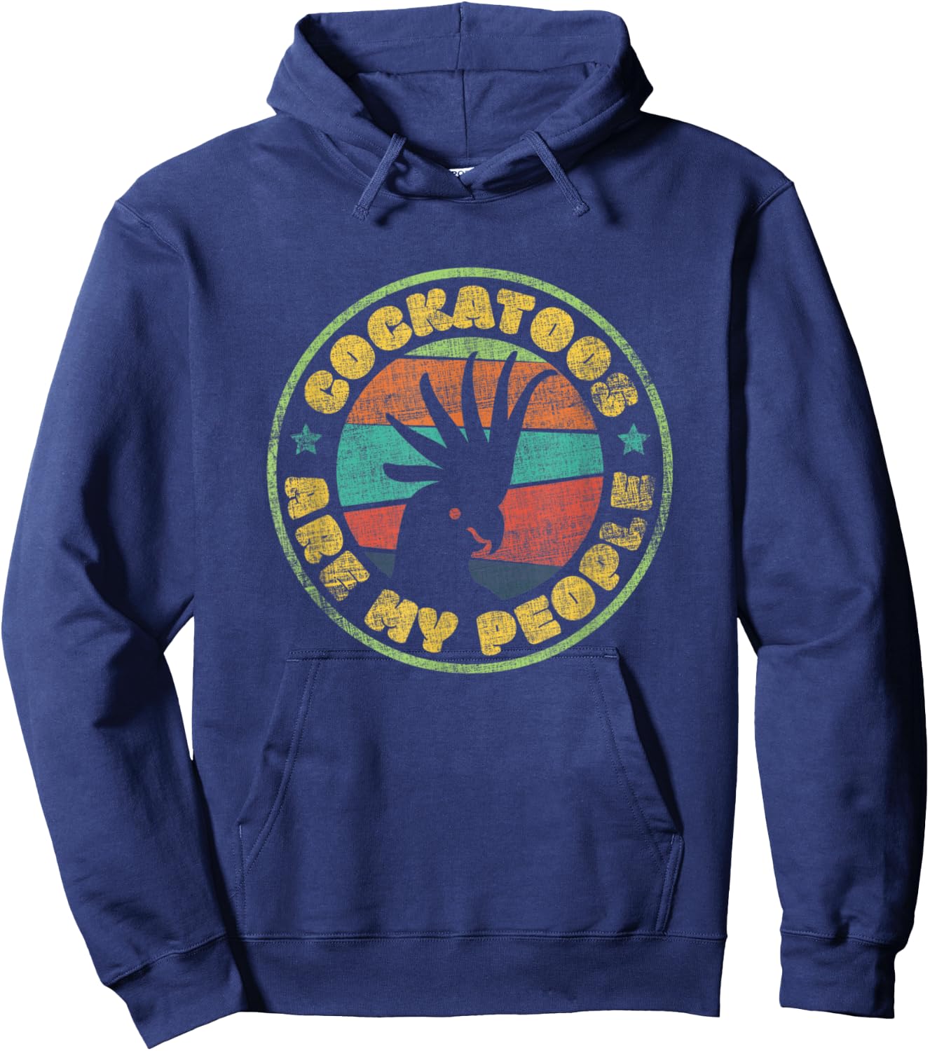 Cockatoos Are My People - Funny Parrot Cockatoo Hoodie - Hoodie | Navy