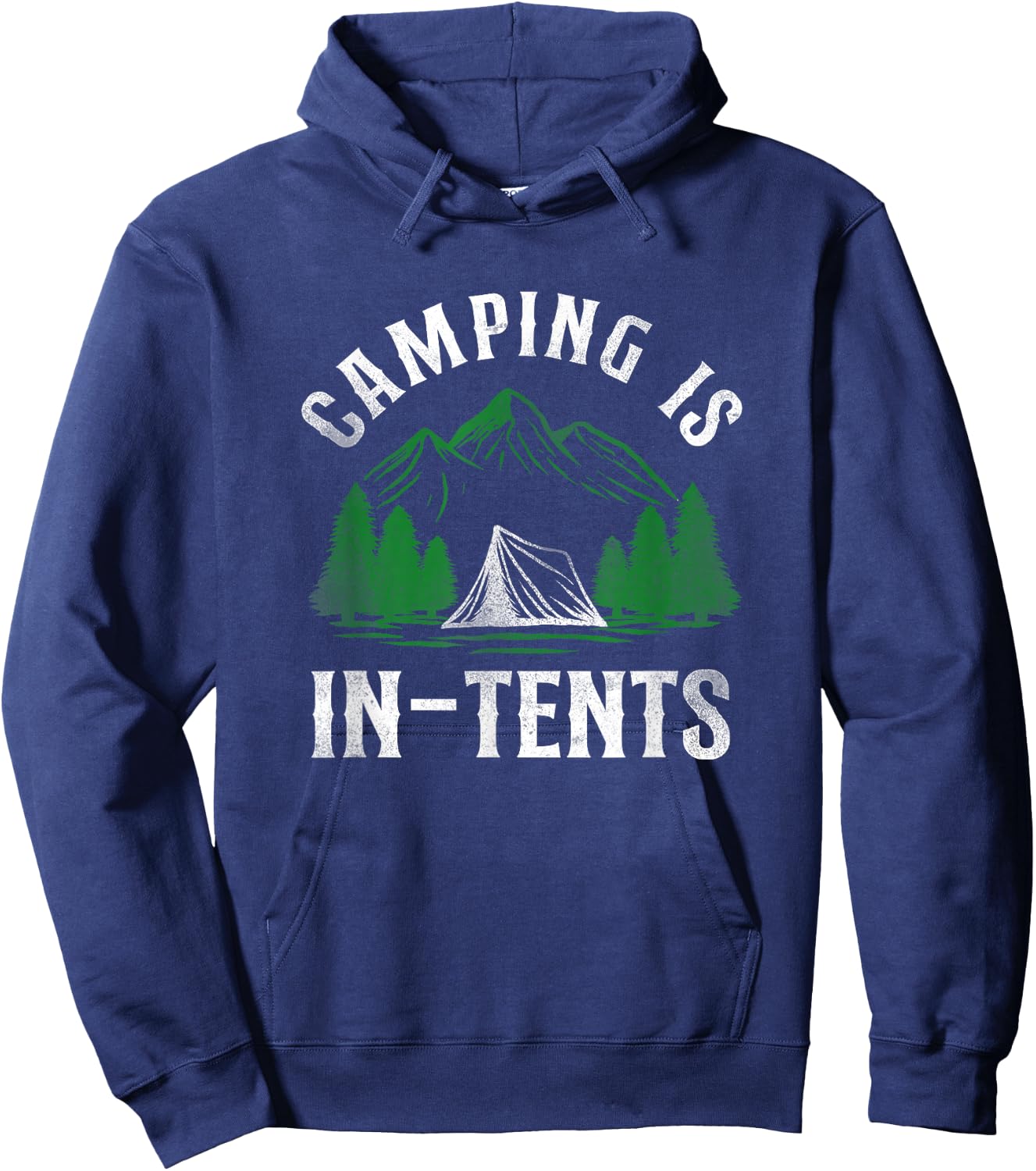 Camping Is In-Tents Tent Hoodie - Hoodie | Navy