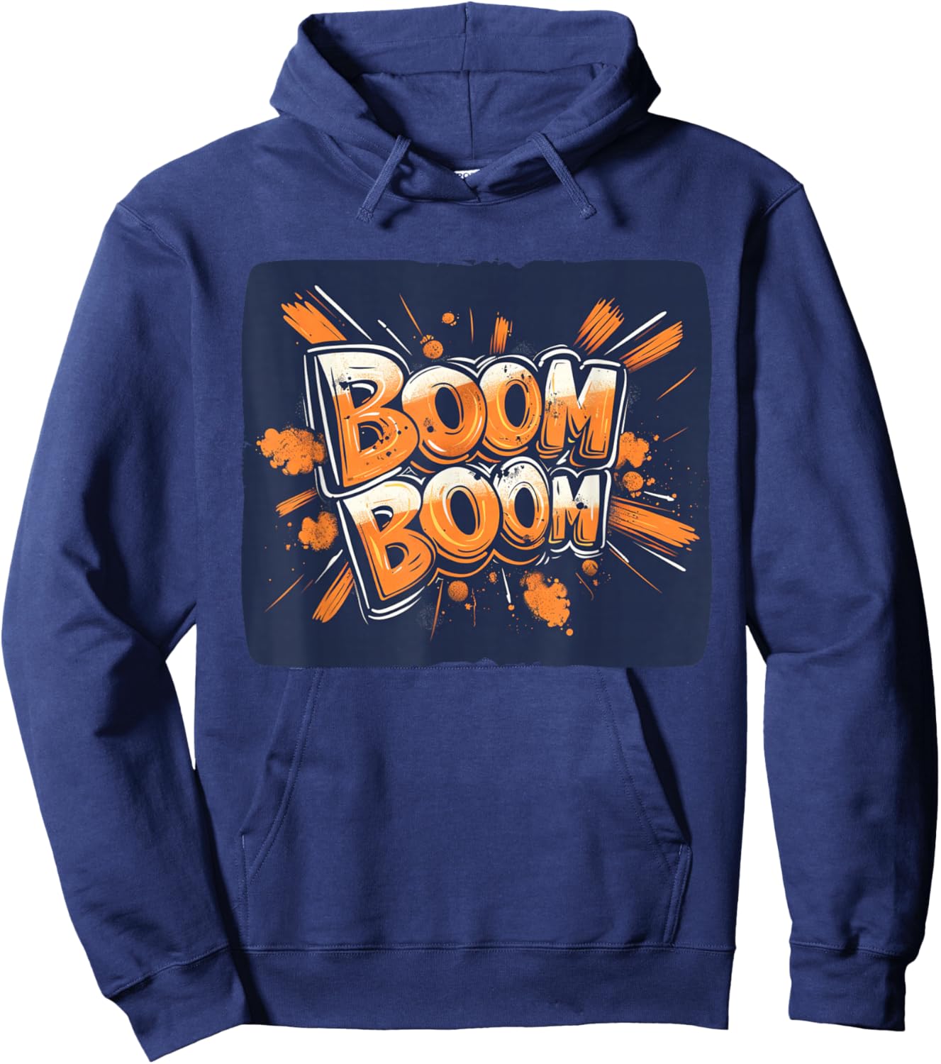 Awesome Boom Boom Costume Hoodie - Hoodie | Navy