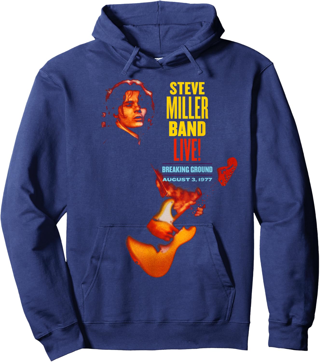Steve Miller Band - Breaking Ground Live Hoodie - Hoodie | Navy