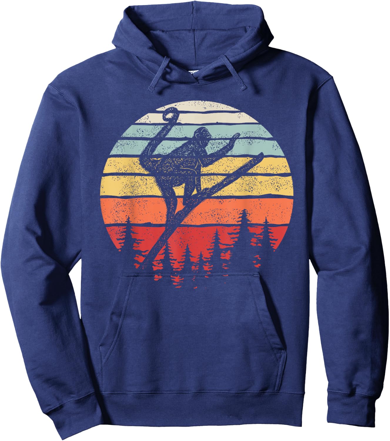 Vintage Retro Spider Monkey Hoodie - Hoodie | Navy