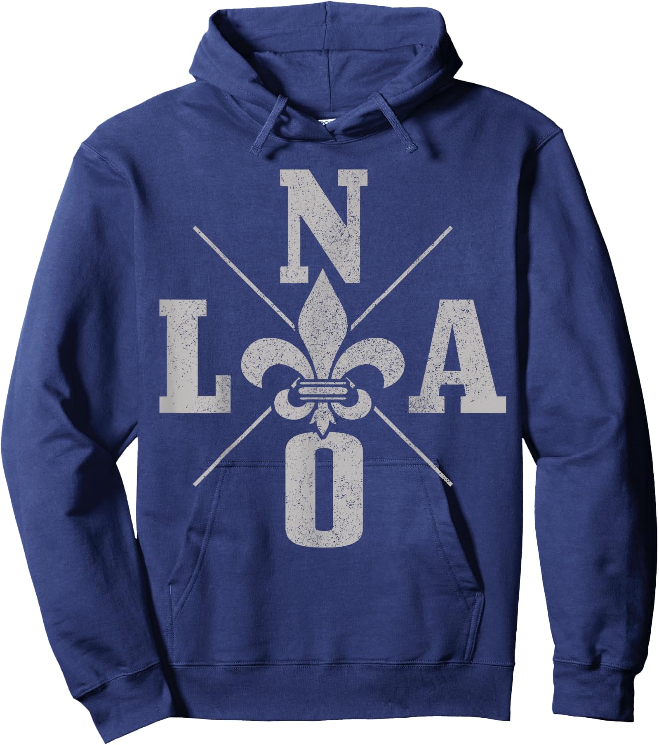 NOLA New Orleands Vintage Pride Hoodie - Hoodie | Navy
