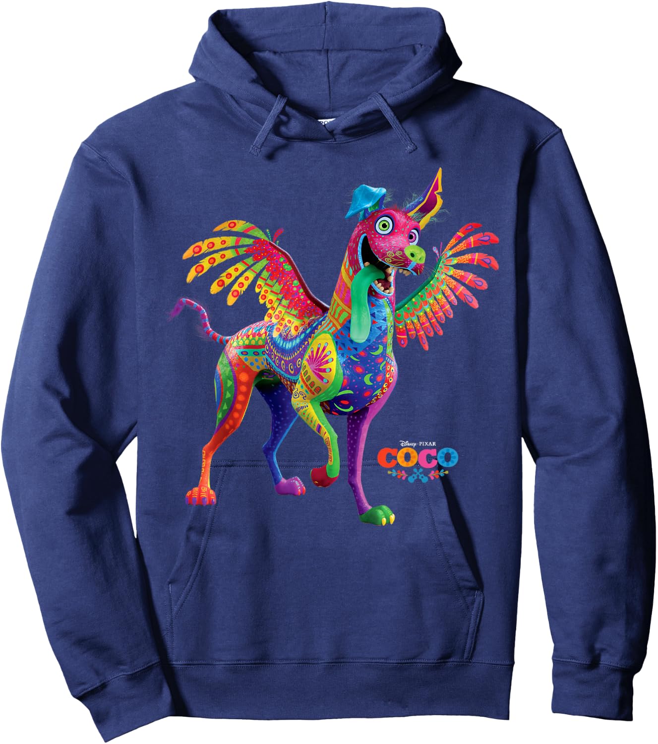 Disney Pixar Coco Dante Alebrije Spirit Animal Hoodie - Hoodie | Navy