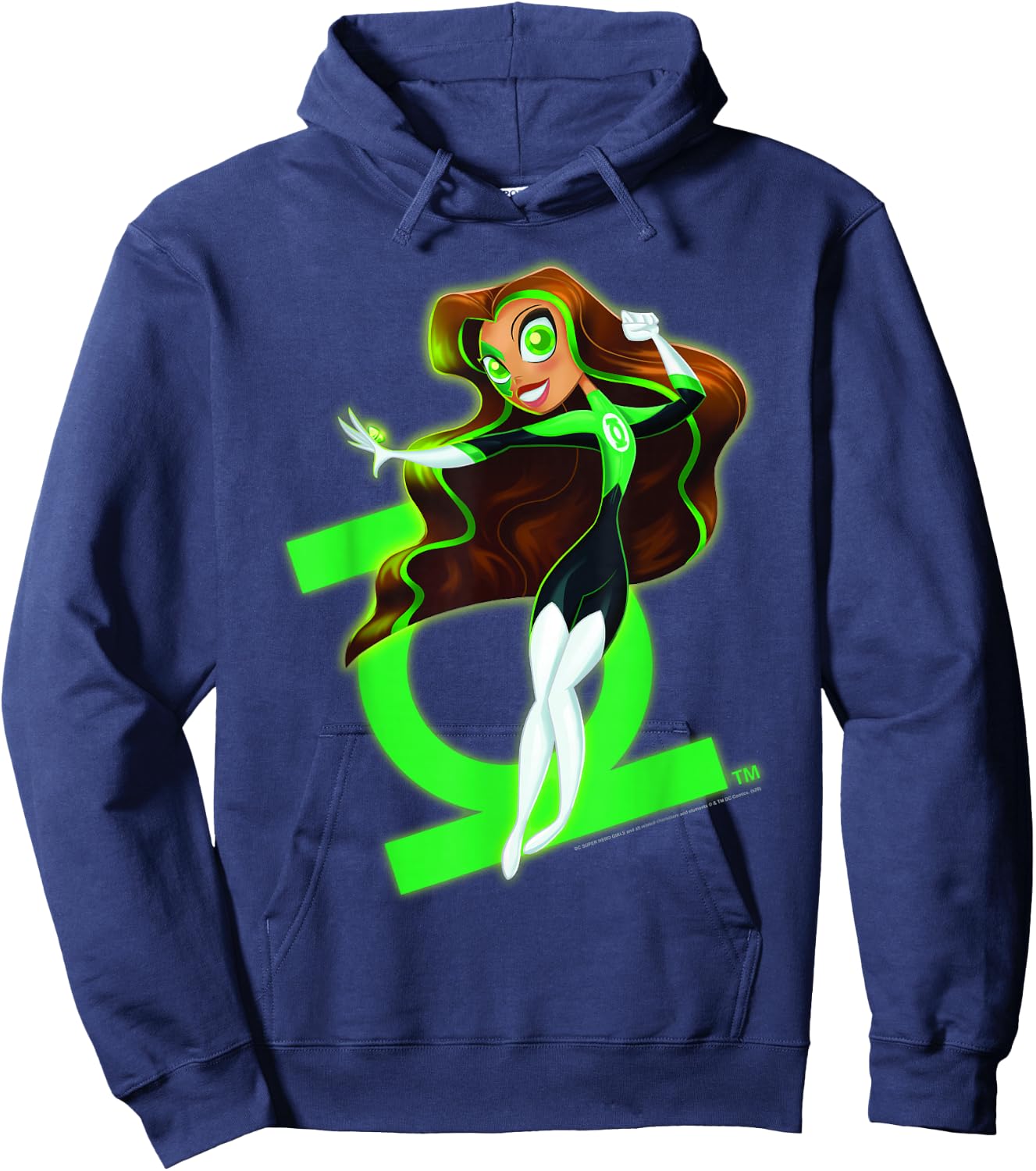 DC Comics Super Hero Girls Green Lantern Hoodie - Hoodie | Navy