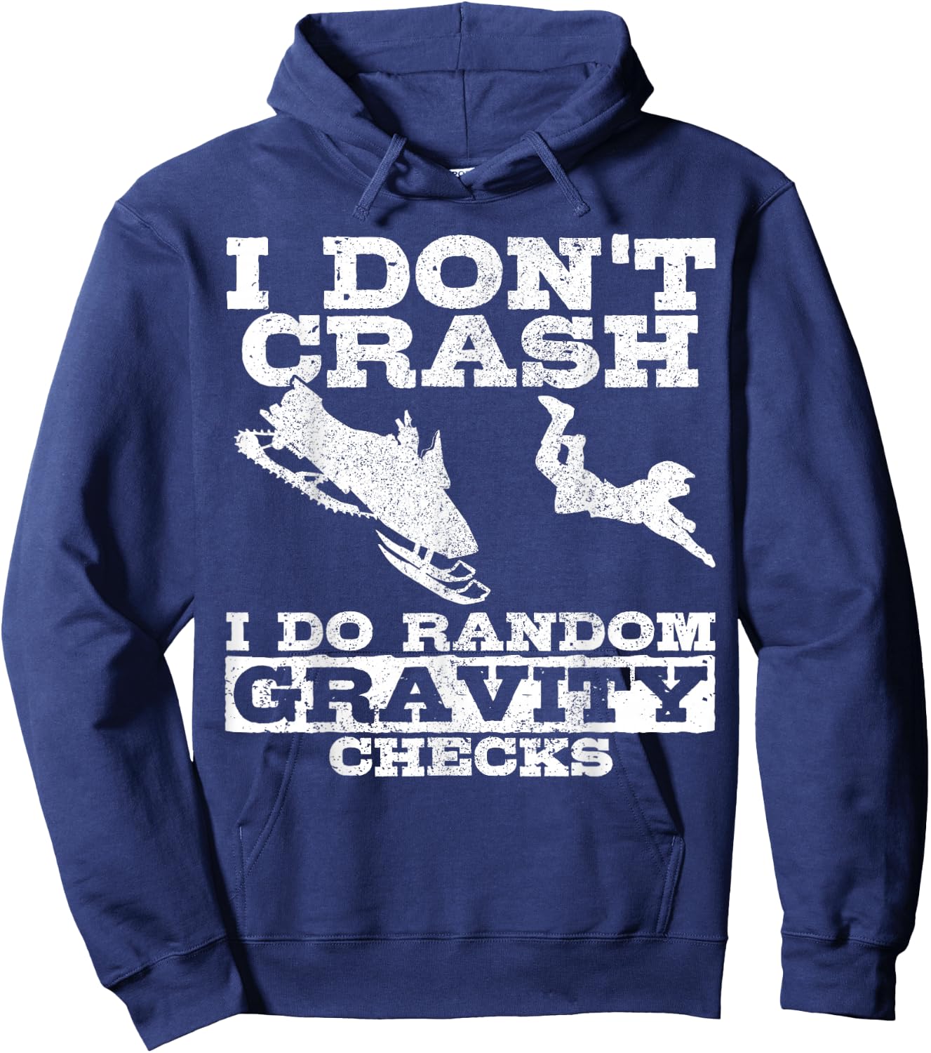 Snowmobile Snowmobile Funny Gift Hoodie - Hoodie | Navy