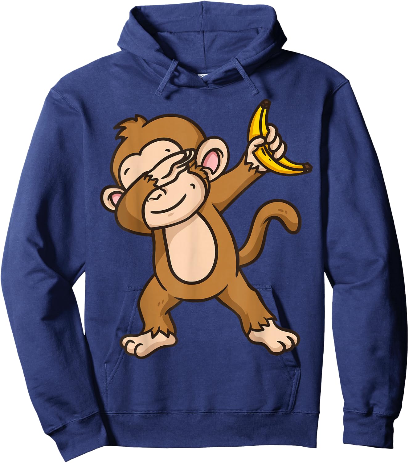 Monkey Dabbing Funny Hoodie - Hoodie | Navy