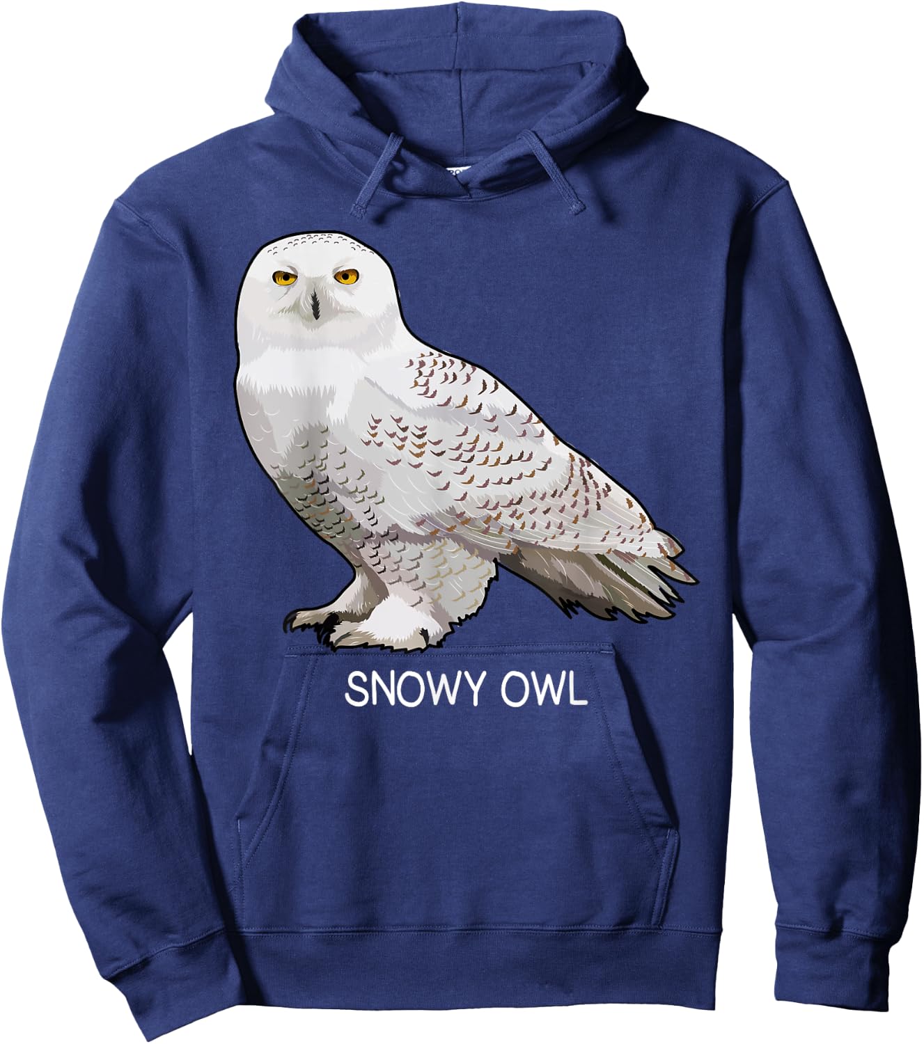 Snowy Owl Bird Lover Hoodie - Hoodie | Navy
