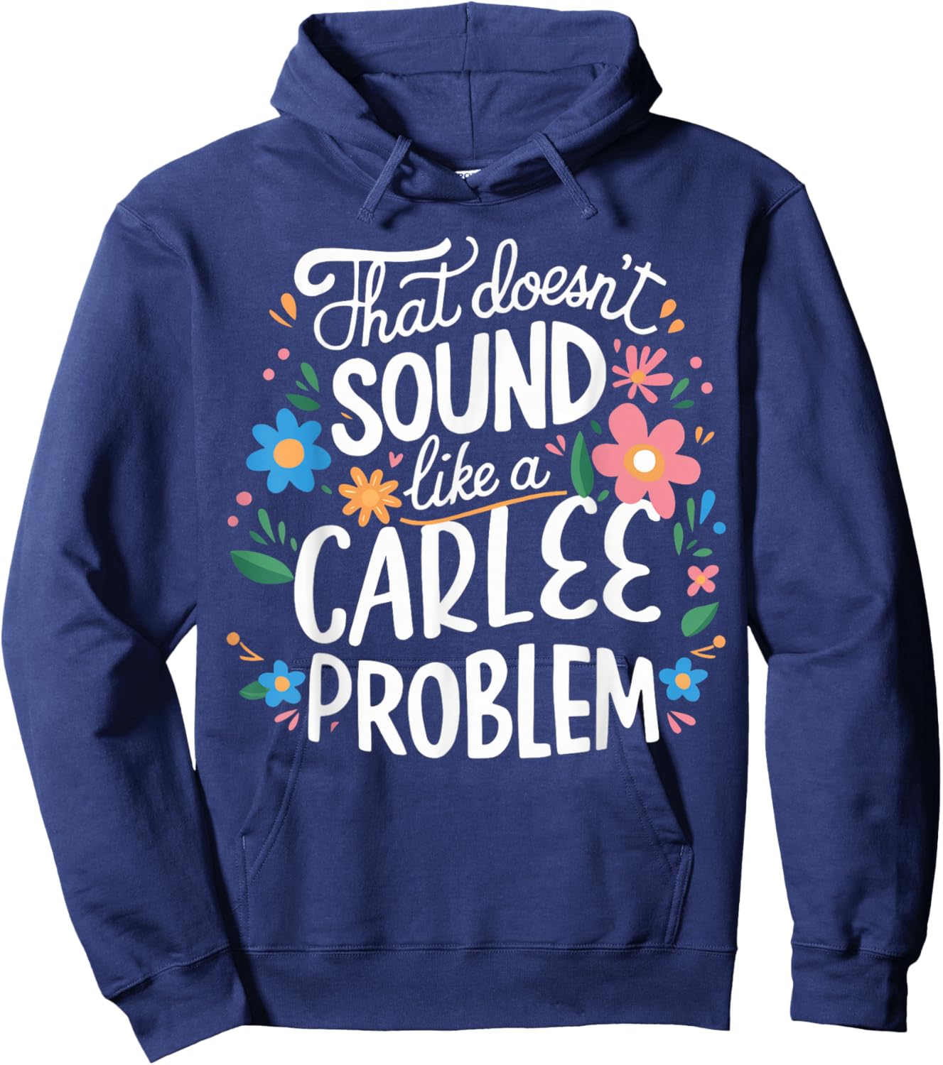 CARLEE Personalized Cute Girls CARLEE Name Hoodie - Hoodie | Navy