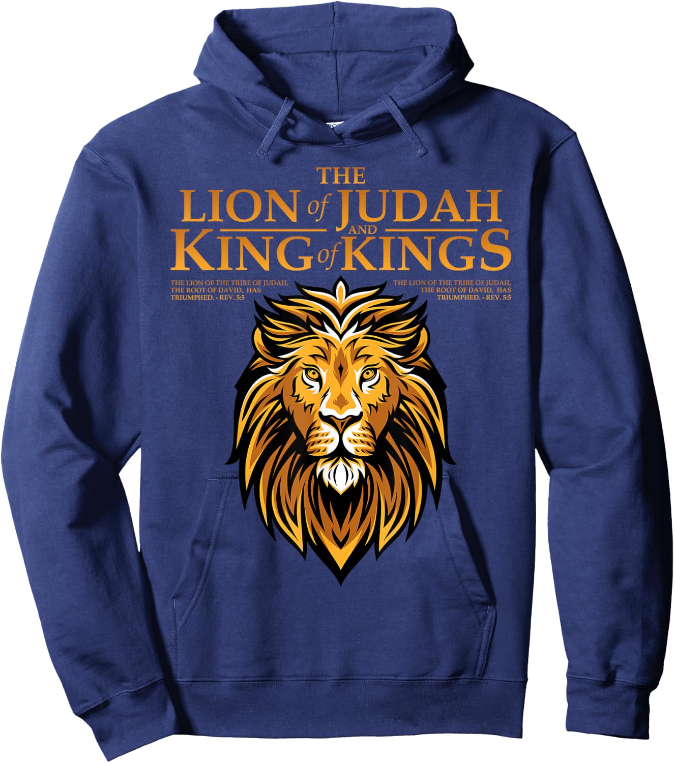 Lion of Judah Hoodie - Hoodie | Navy