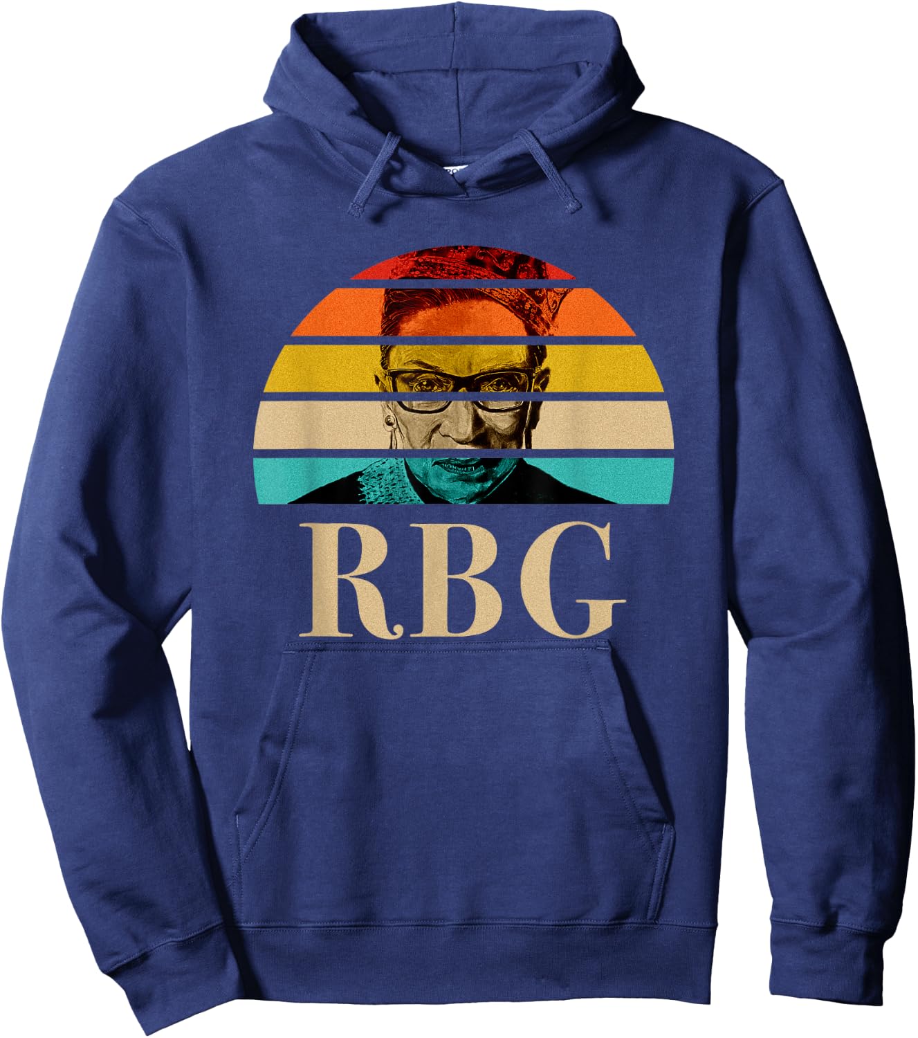 Notorious RBG Ruth Bader Ginsburg Gift Hoodie - Hoodie | Navy