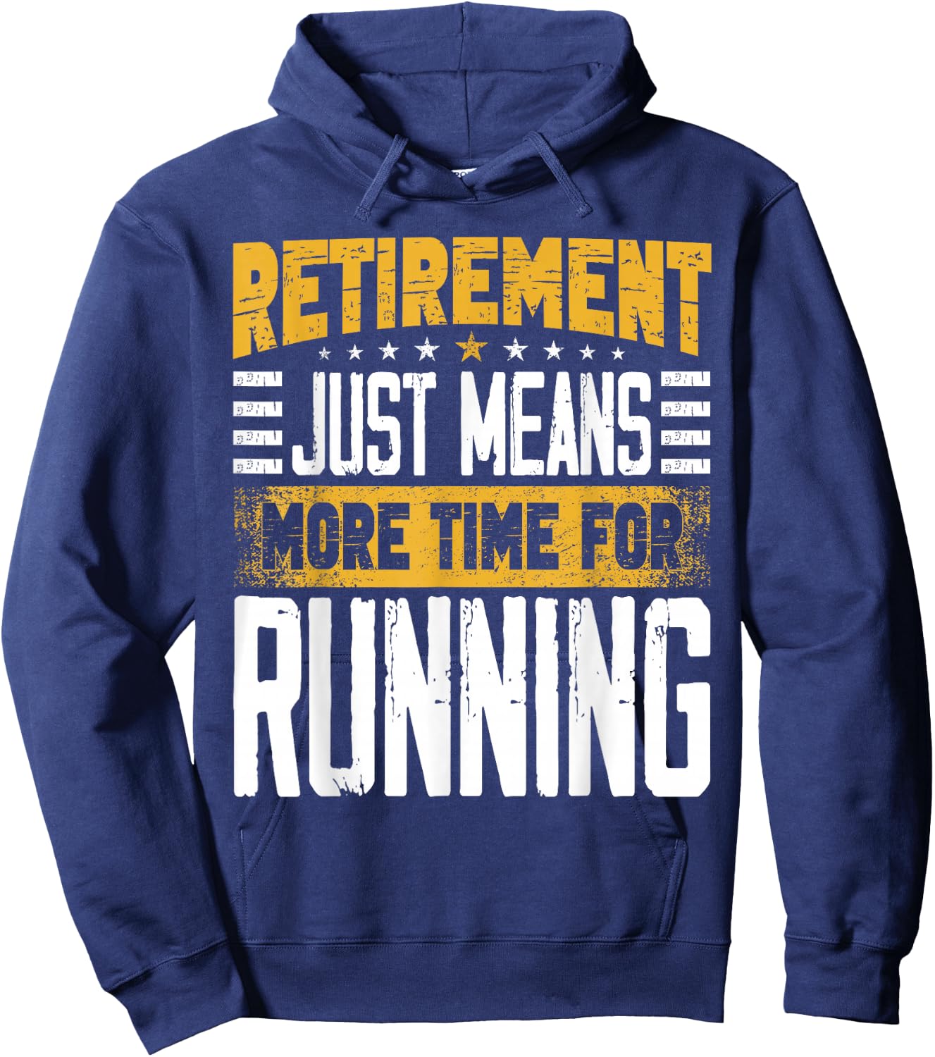 Runner Marathon Running Retired Retirement Hoodie - Hoodie | Navy