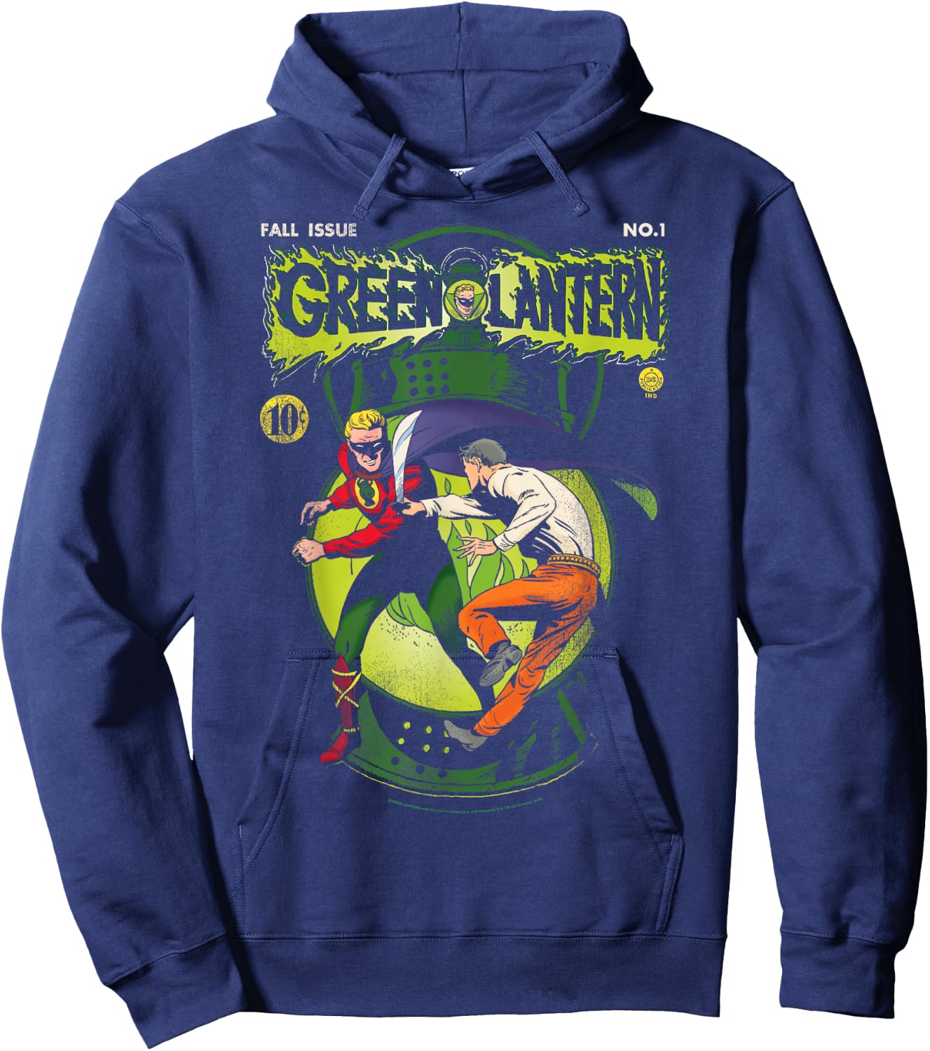 DC Comics The Green Lantern Issue No 1 Hoodie - Hoodie | Navy