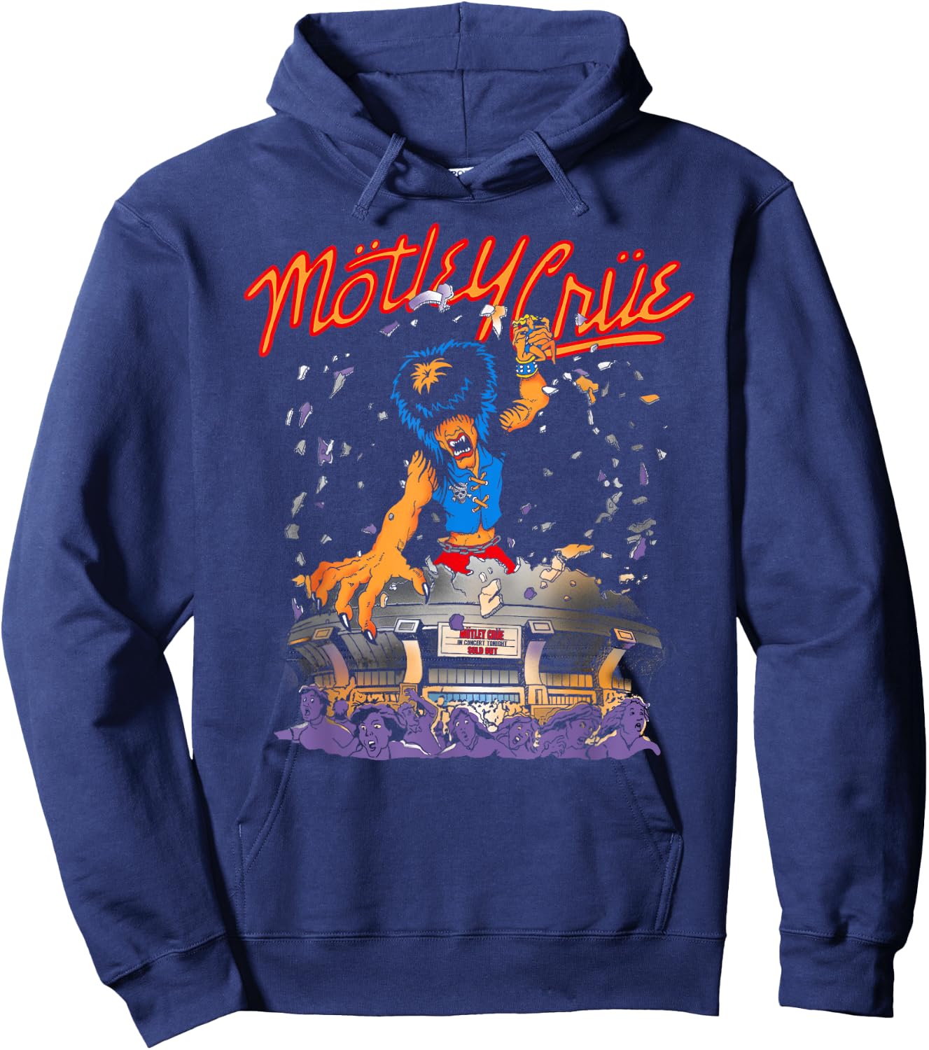 Mötley Crüe - Allister King Kong America Hoodie - Hoodie | Navy