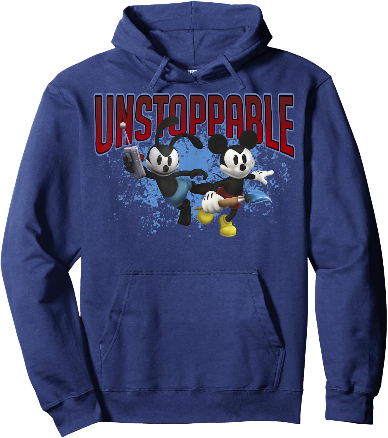 Disney Epic Mickey Unstoppable Group Portrait Hoodie - Hoodie | Navy
