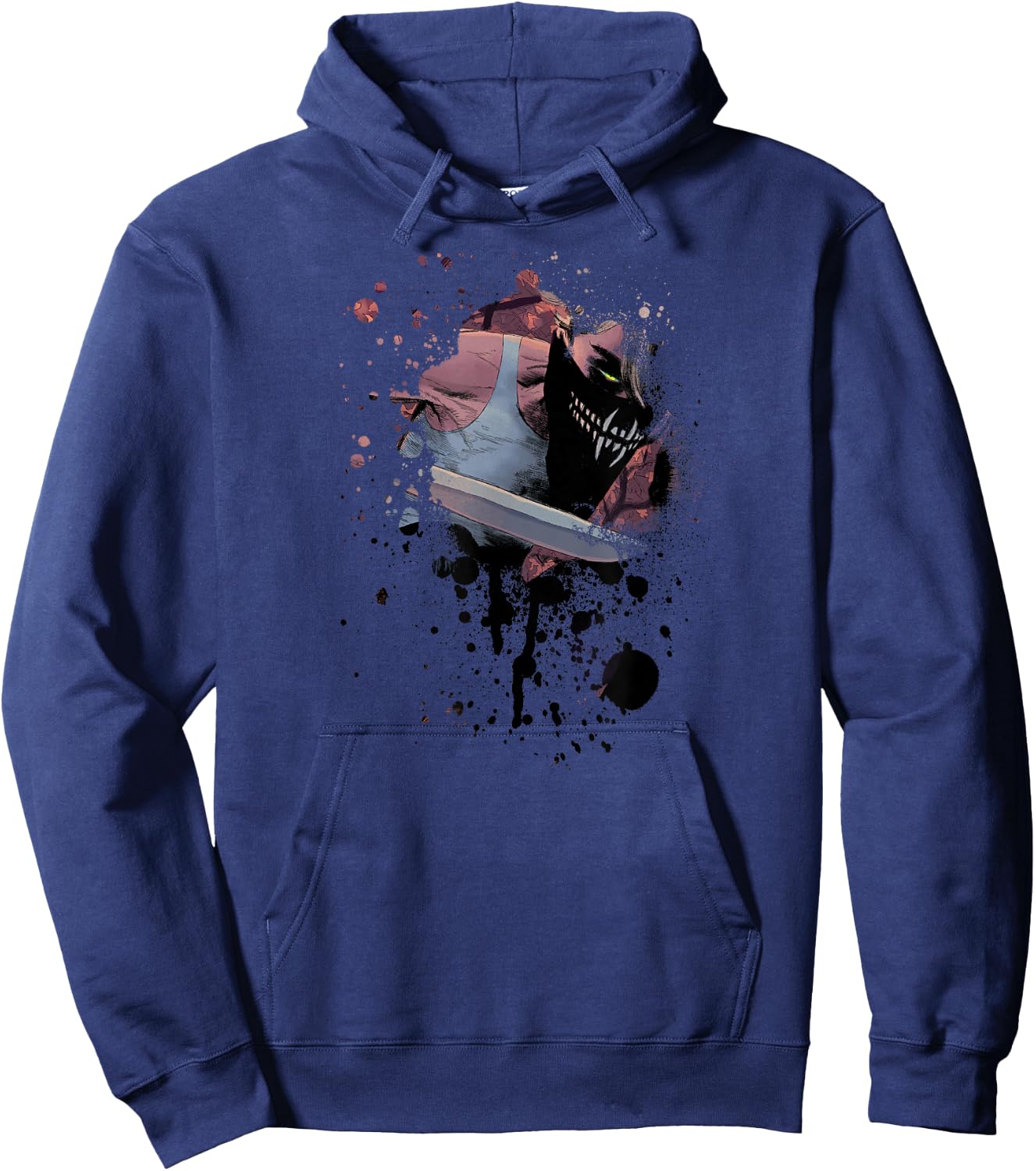 SIKTC Erica Slaughter Splatter Hoodie - Hoodie | Navy