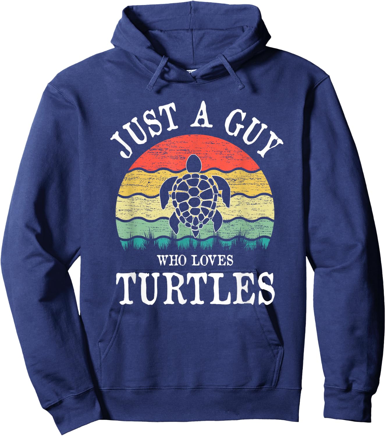 Just A Guy Who Loves Turtles Hoodie - Hoodie | Navy