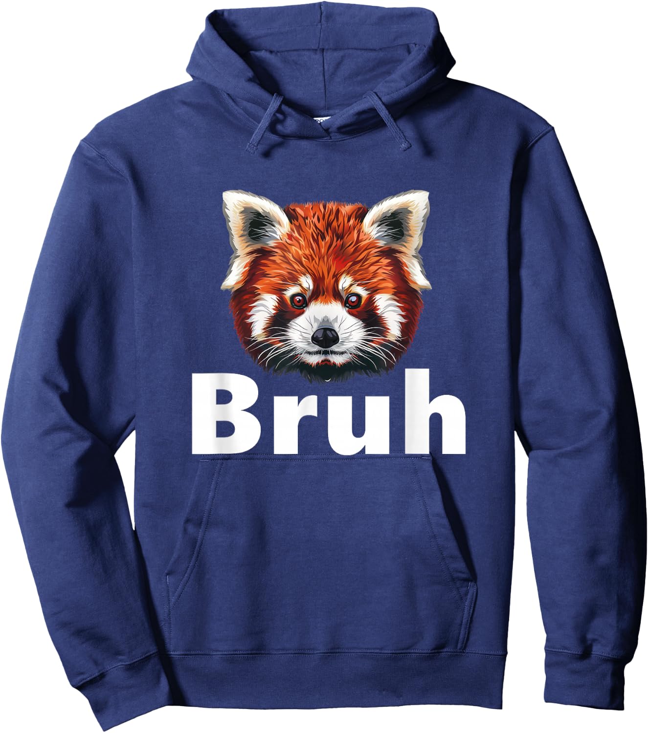 Red Panda Bruh Hoodie - Hoodie | Navy