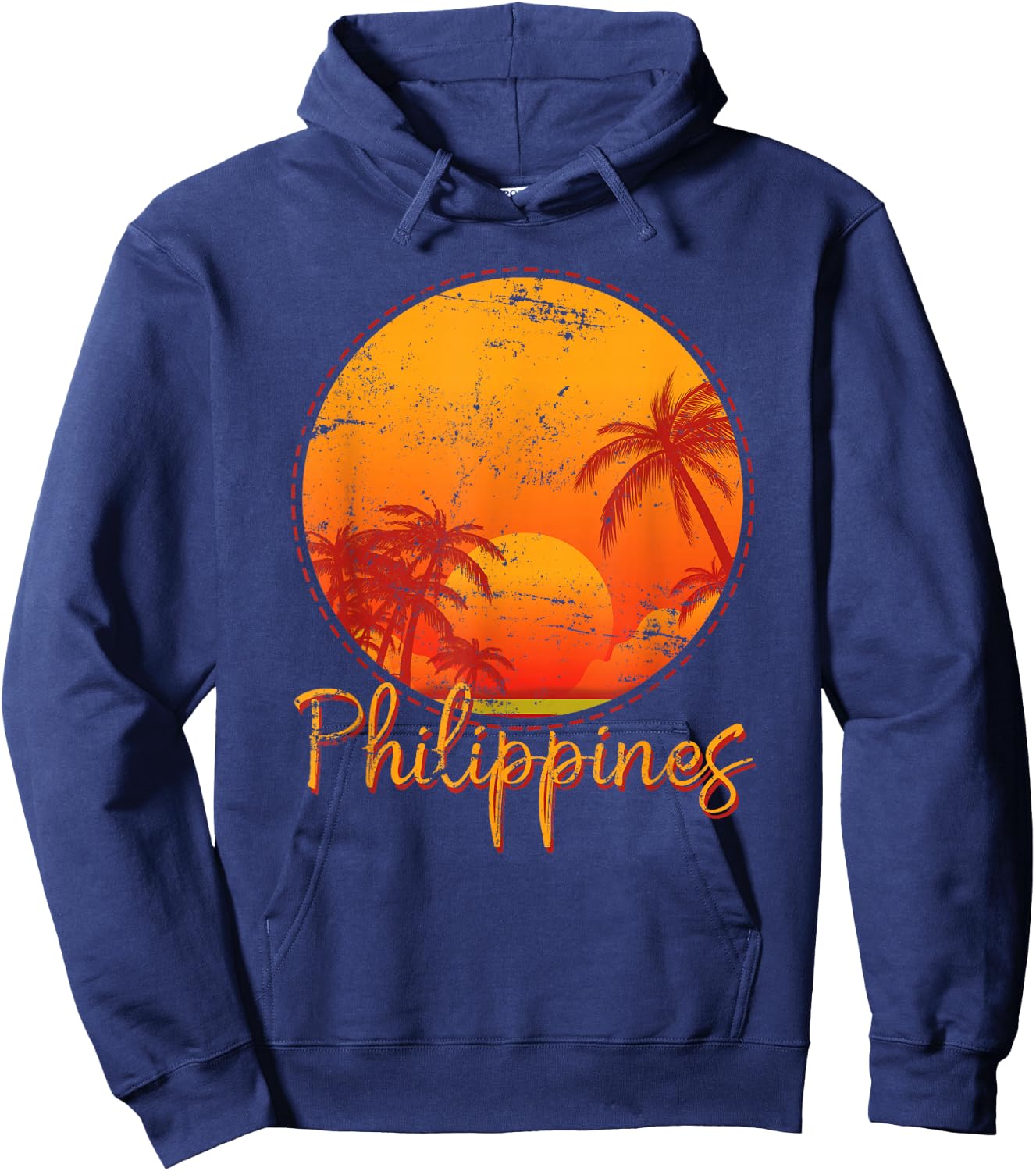 Sunset Manila Asia Philippines Hoodie - Hoodie | Navy