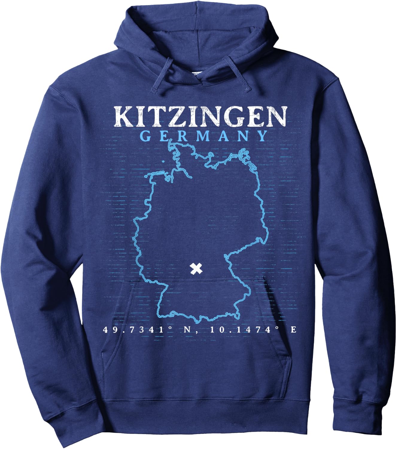 Germany Kitzingen Hoodie - Hoodie | Navy