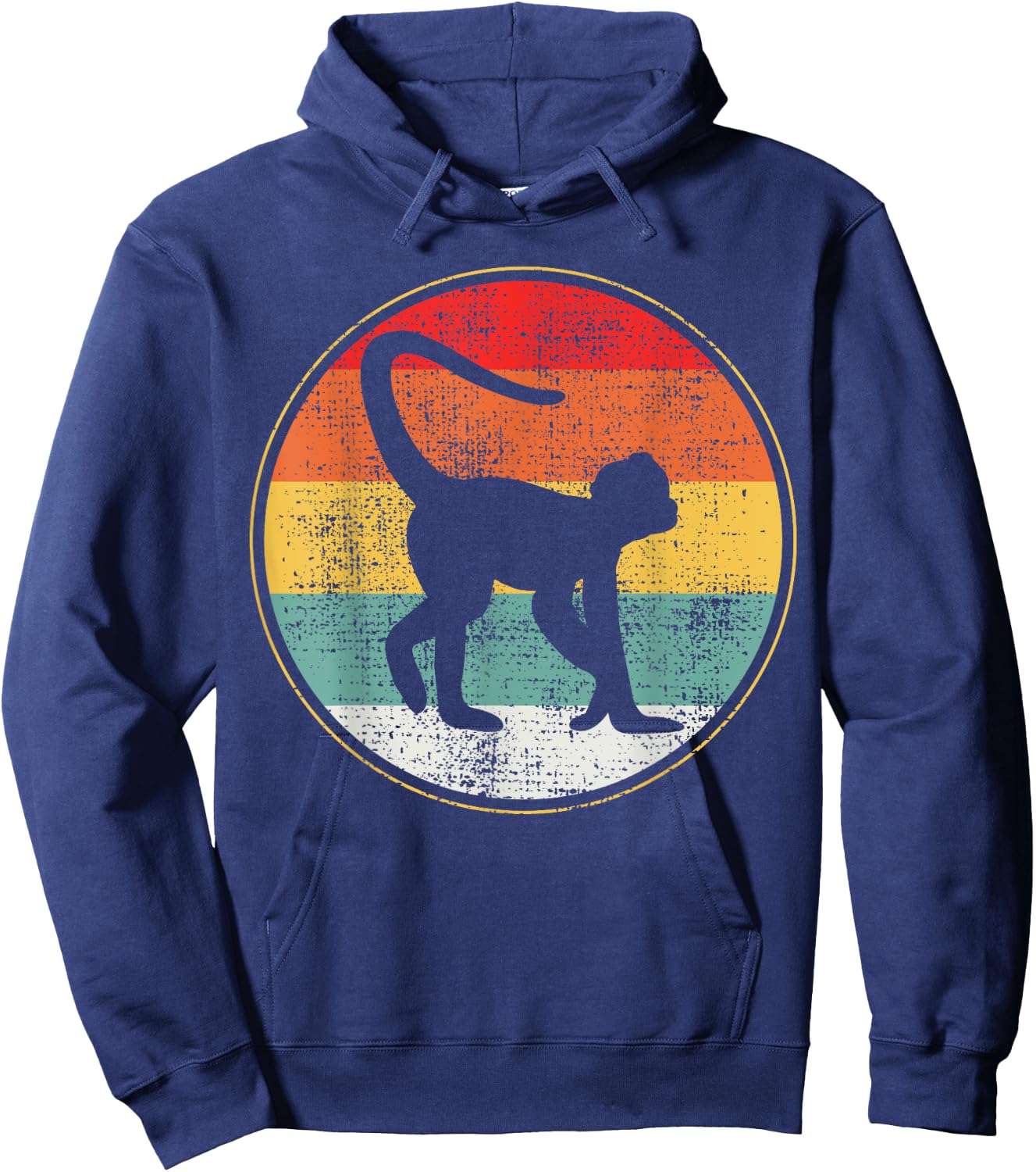 Spider Monkey Retro Vintage Hoodie - Hoodie | Navy
