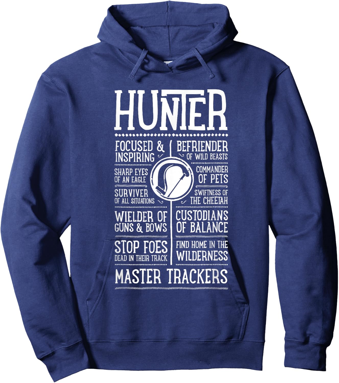 Wow Hunter Role Playing Gamer Hoodie - Hoodie | Navy