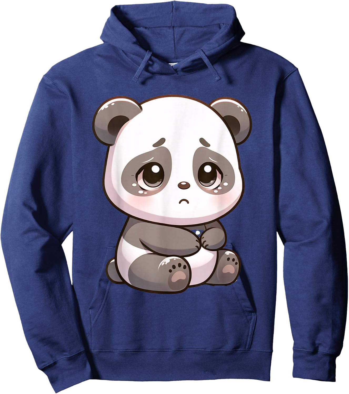 Sad Panda Bear Animal Hoodie - Hoodie | Navy
