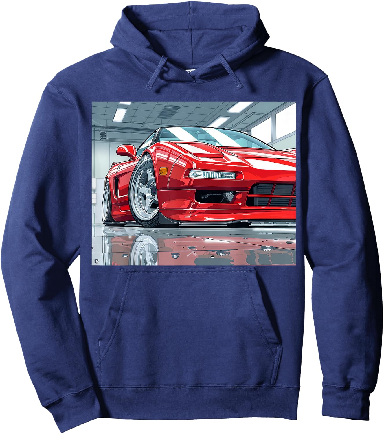 JDM NSX Car Scene Tuning Drift Import Hoodie - Hoodie | Navy