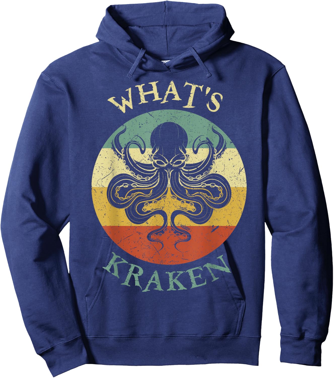 Octopus What's Kraken Hoodie - Hoodie | Navy