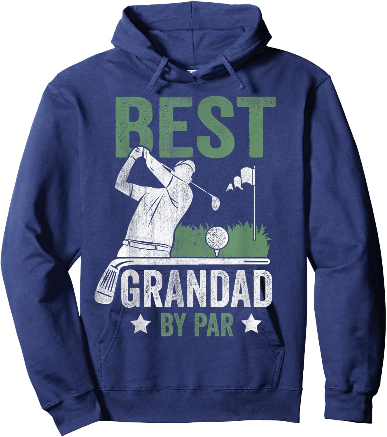 Best Grandad By Par Father's Day Golf Gift Hoodie - Hoodie | Navy