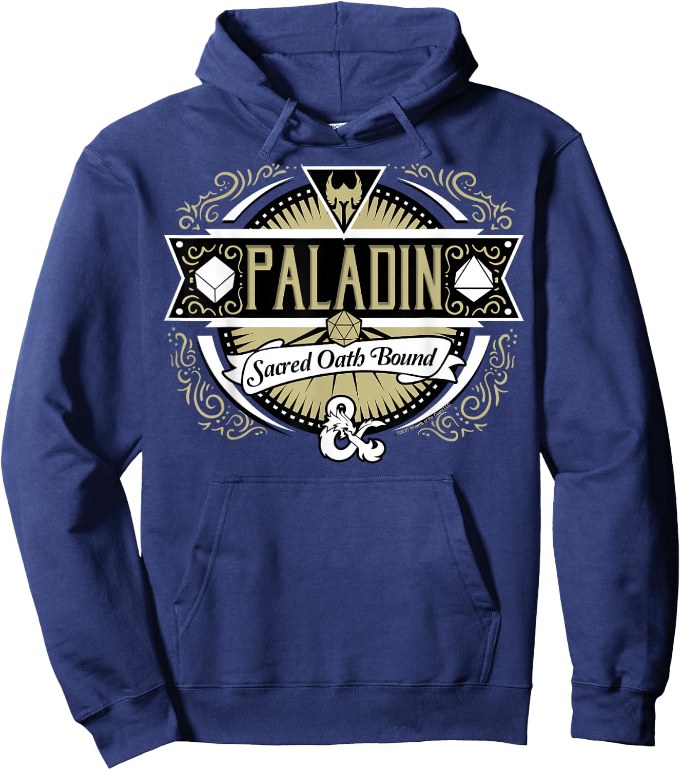 Dungeons & Dragons Paladin Sacred Oath Bound Hoodie - Hoodie | Navy