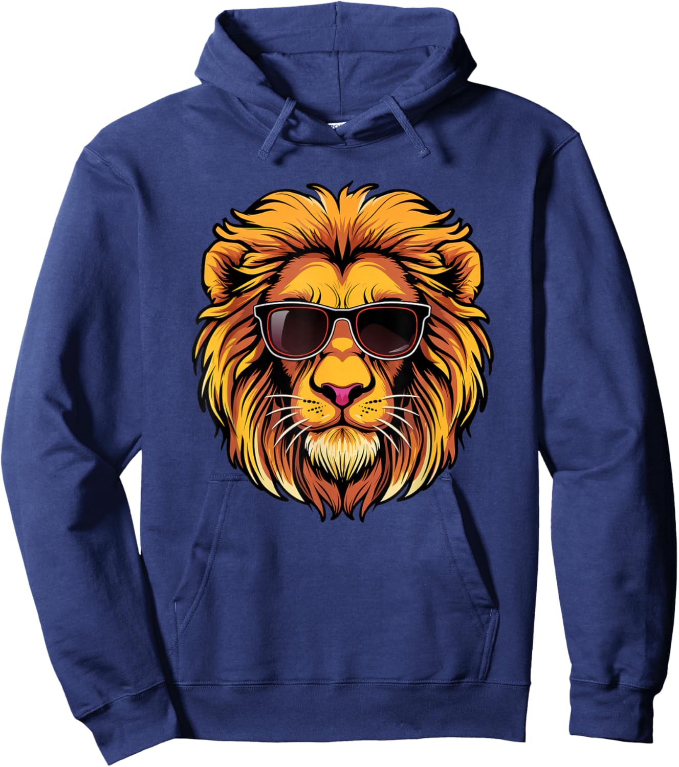 Lion Sunglasses Hoodie - Hoodie | Navy