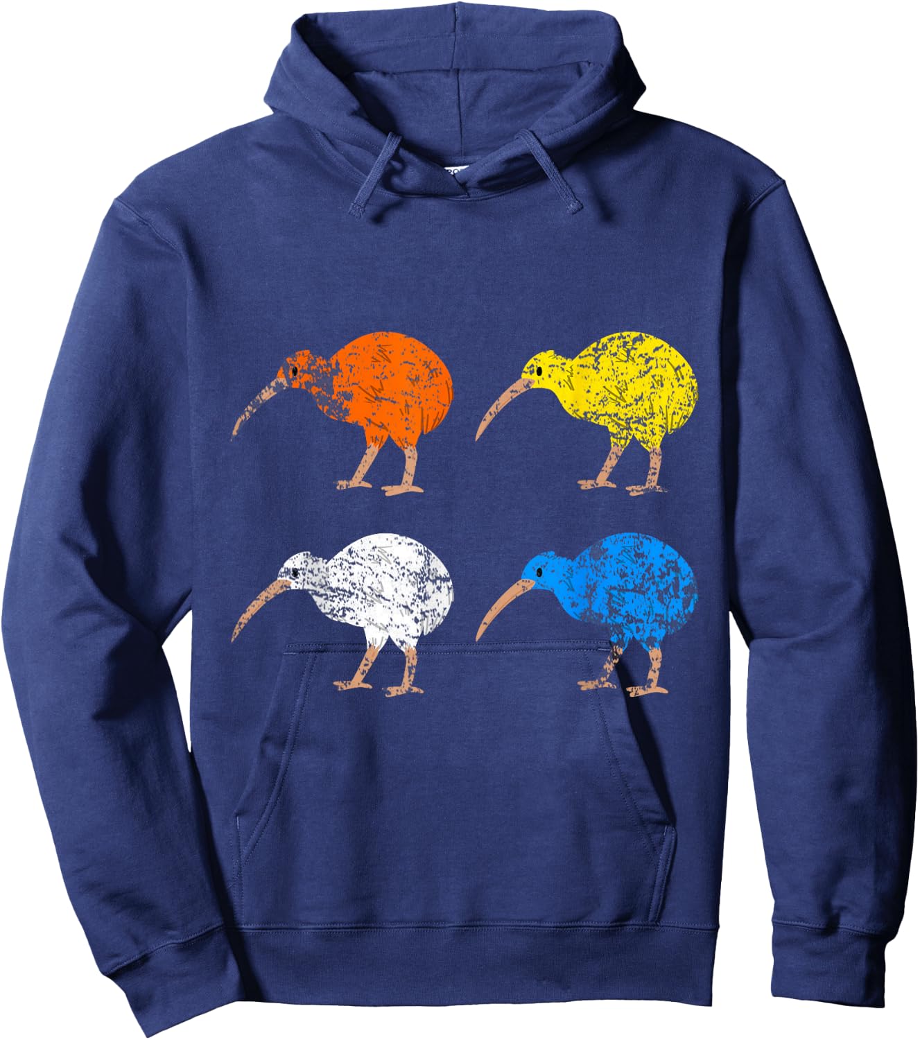 Pop Art Kiwi New Zealand Hoodie - Hoodie | Navy