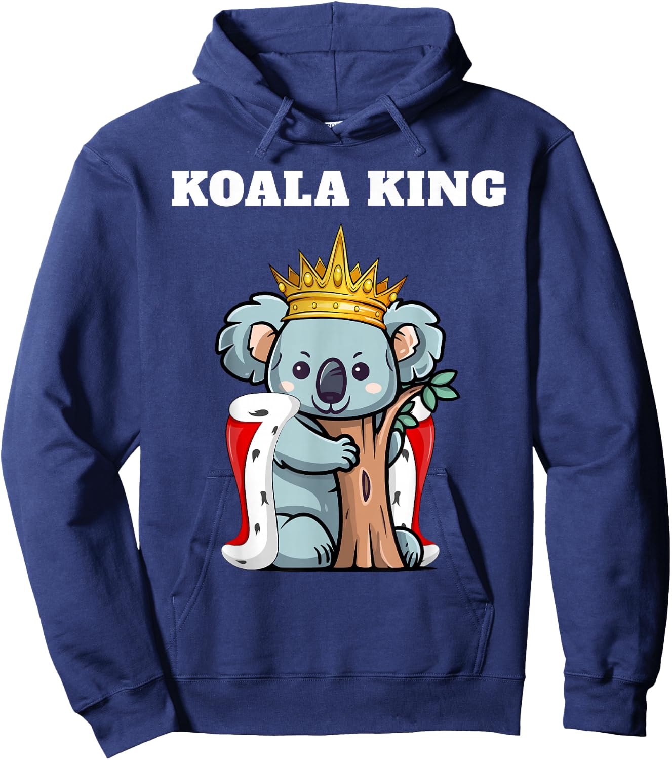 Koala King | Koala | Boys Koala Bear Hoodie - Hoodie | Navy