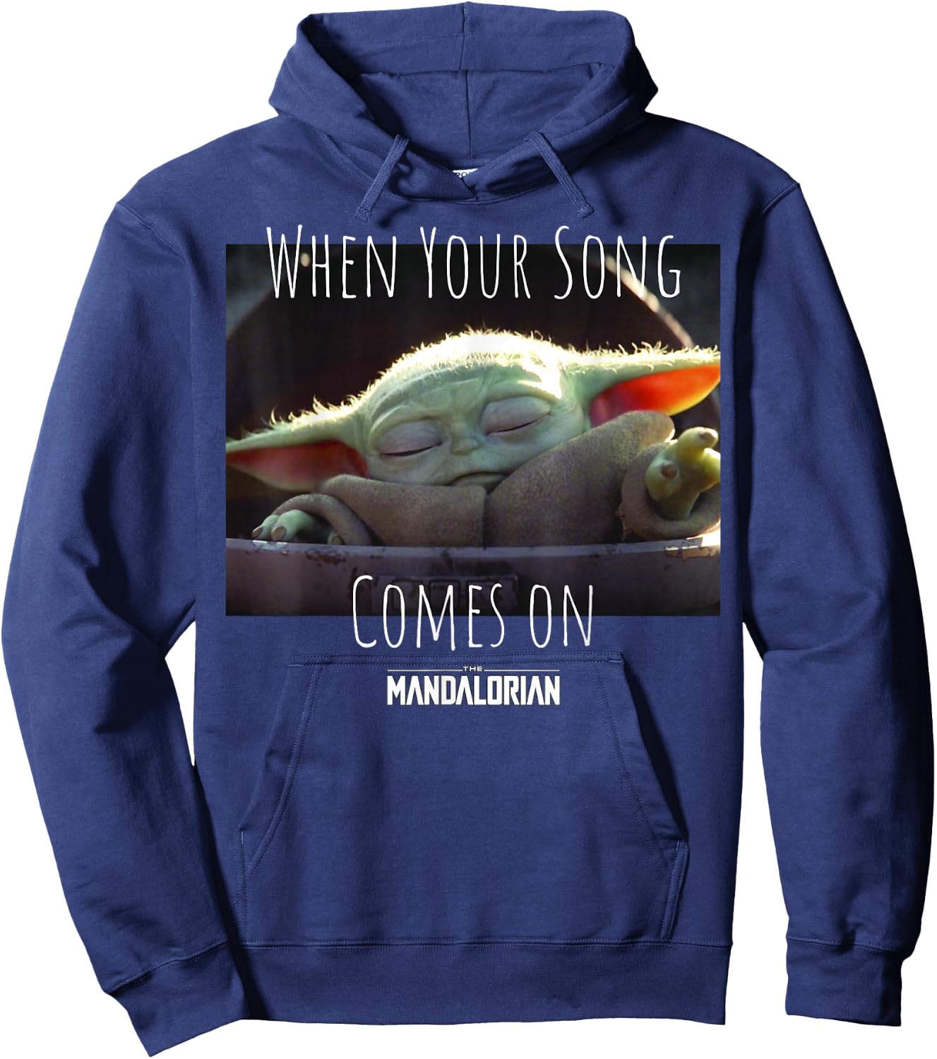 Star Wars Yoda Song Meme Hoodie - Hoodie | Navy
