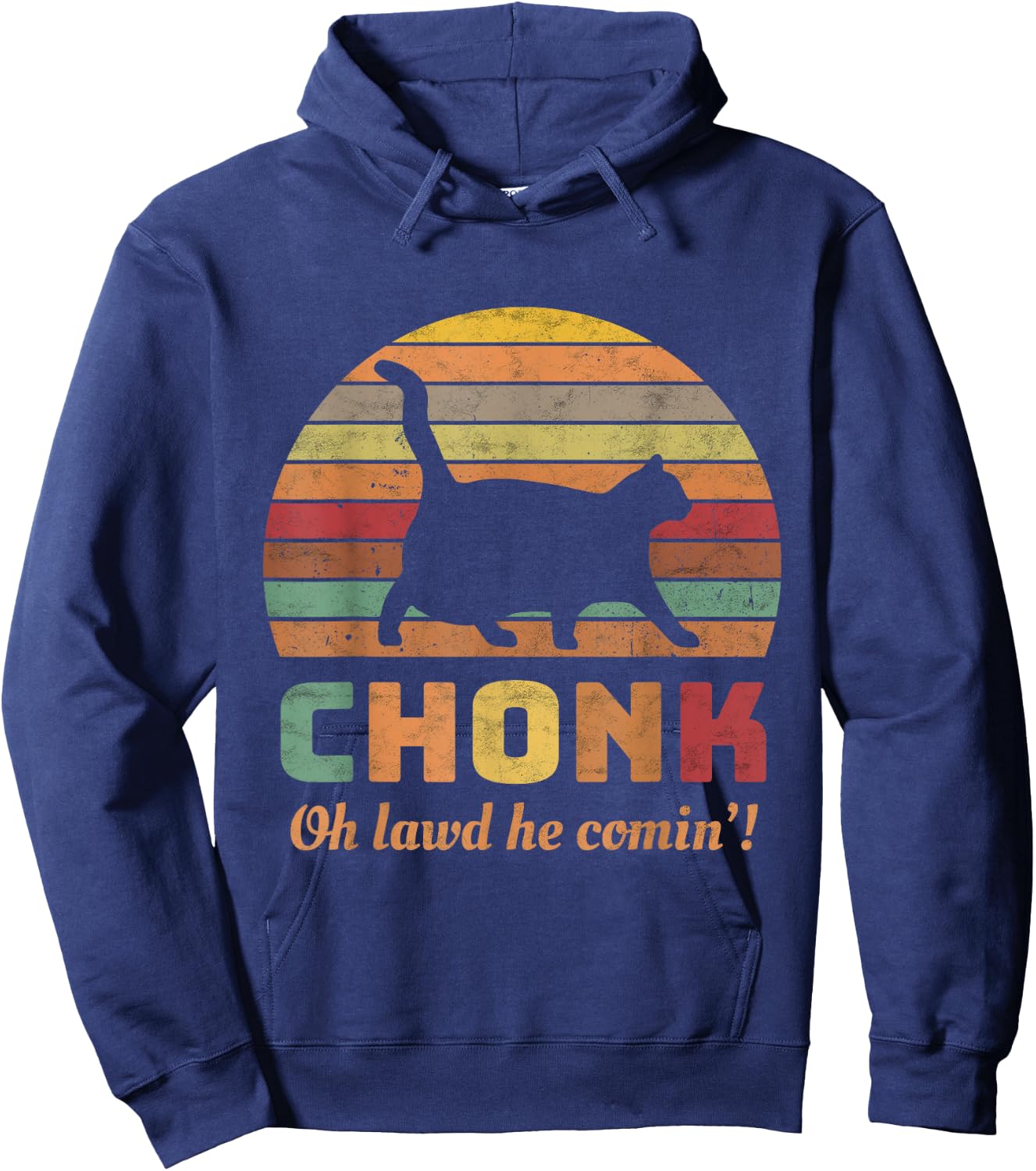 Chonk Scale Cat Meme Chonk Cat Women Hoodie - Hoodie | Navy