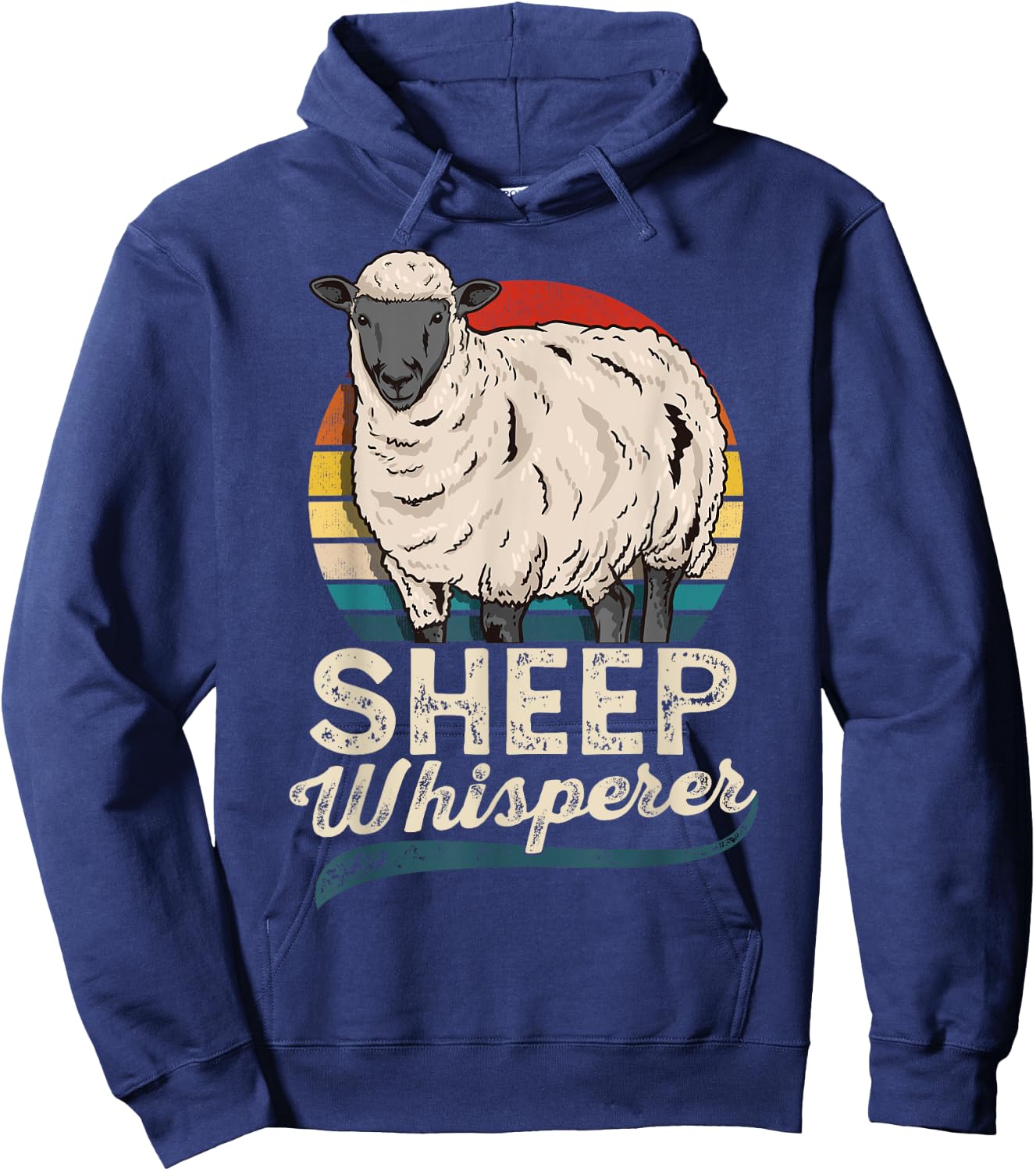 Sheep Whisperer Sheep Farmer Rancher Ranch Hoodie - Hoodie | Navy