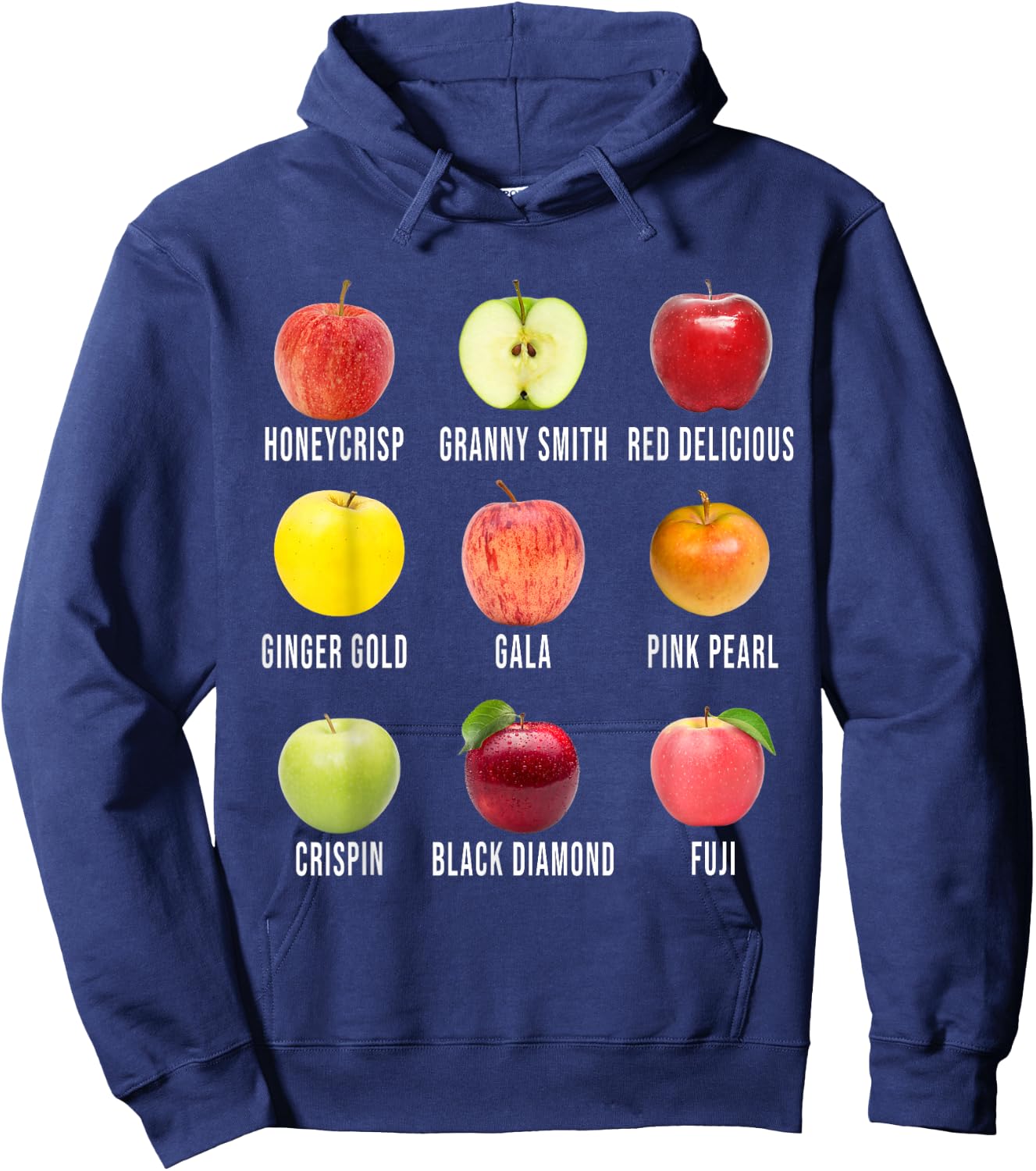 Fall Apple Picking Apple Orchard Boho Farm Fesh Hoodie - Hoodie | Navy