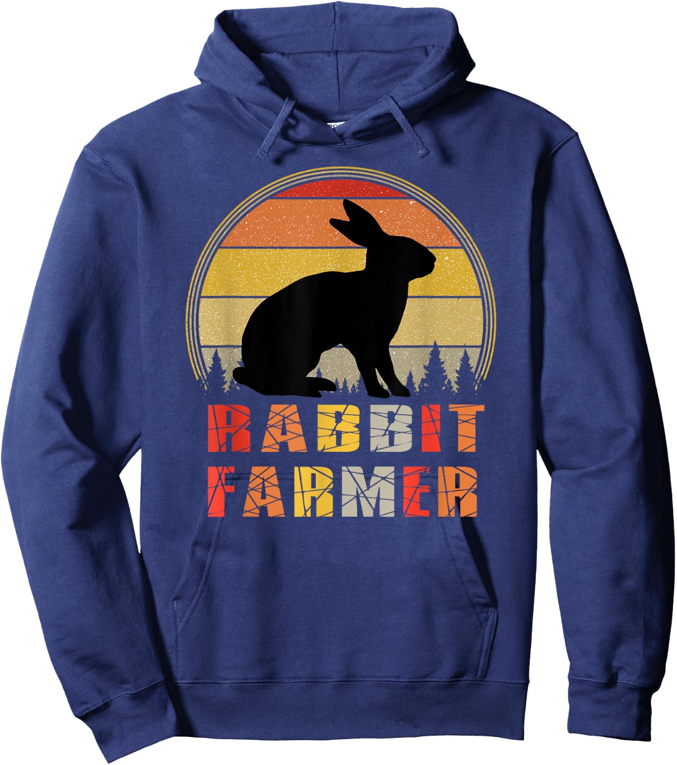 Rabbit Farmer Gift Hoodie - Hoodie | Navy