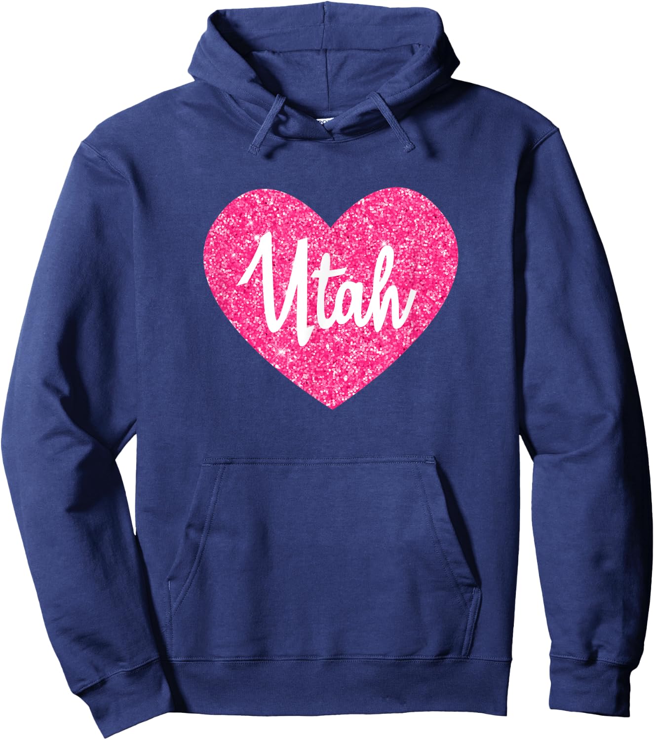 Utah USA and Girls I Love Utah Hoodie - Hoodie | Navy