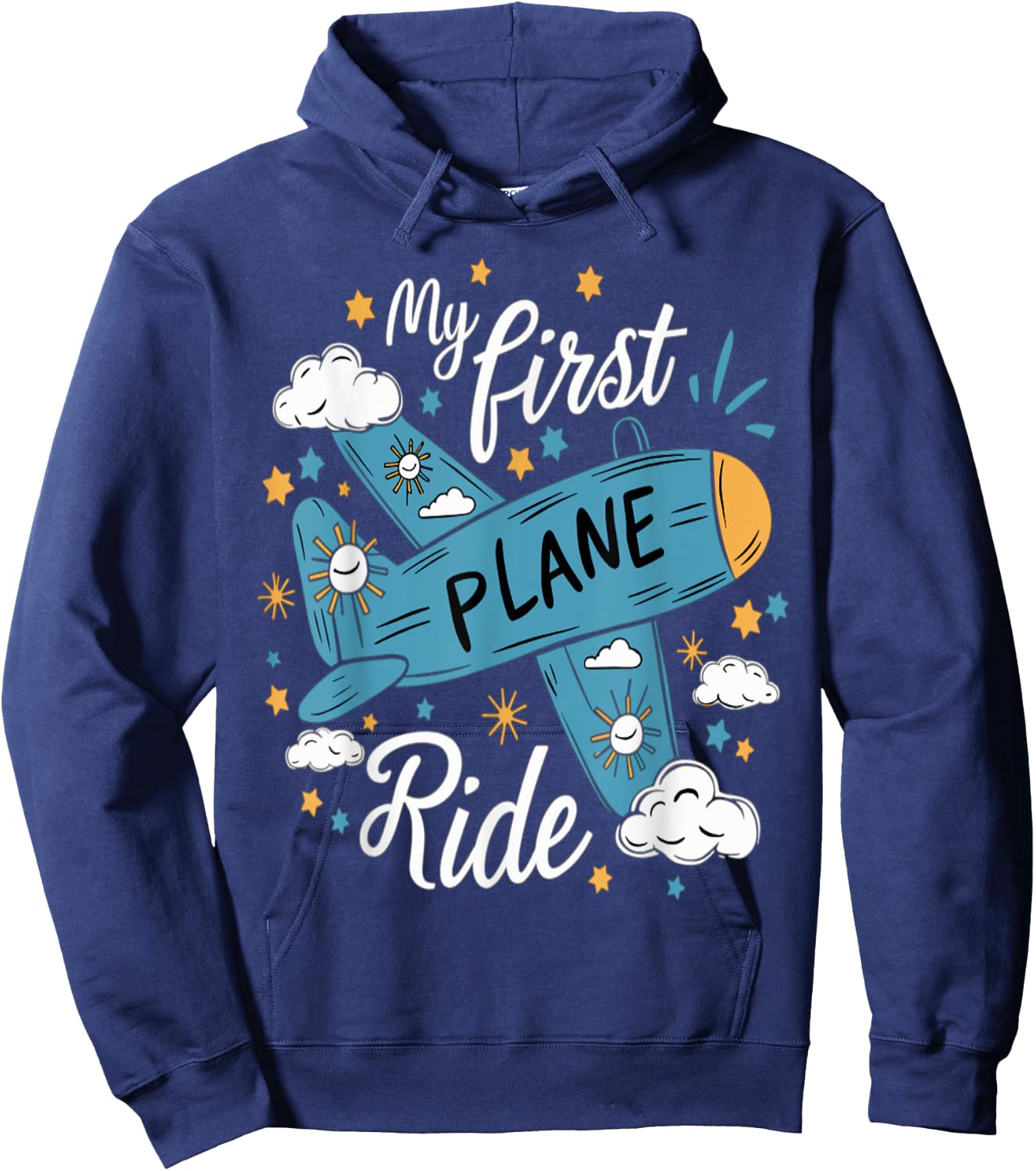 My First Plane Ride Hoodie - Hoodie | Navy