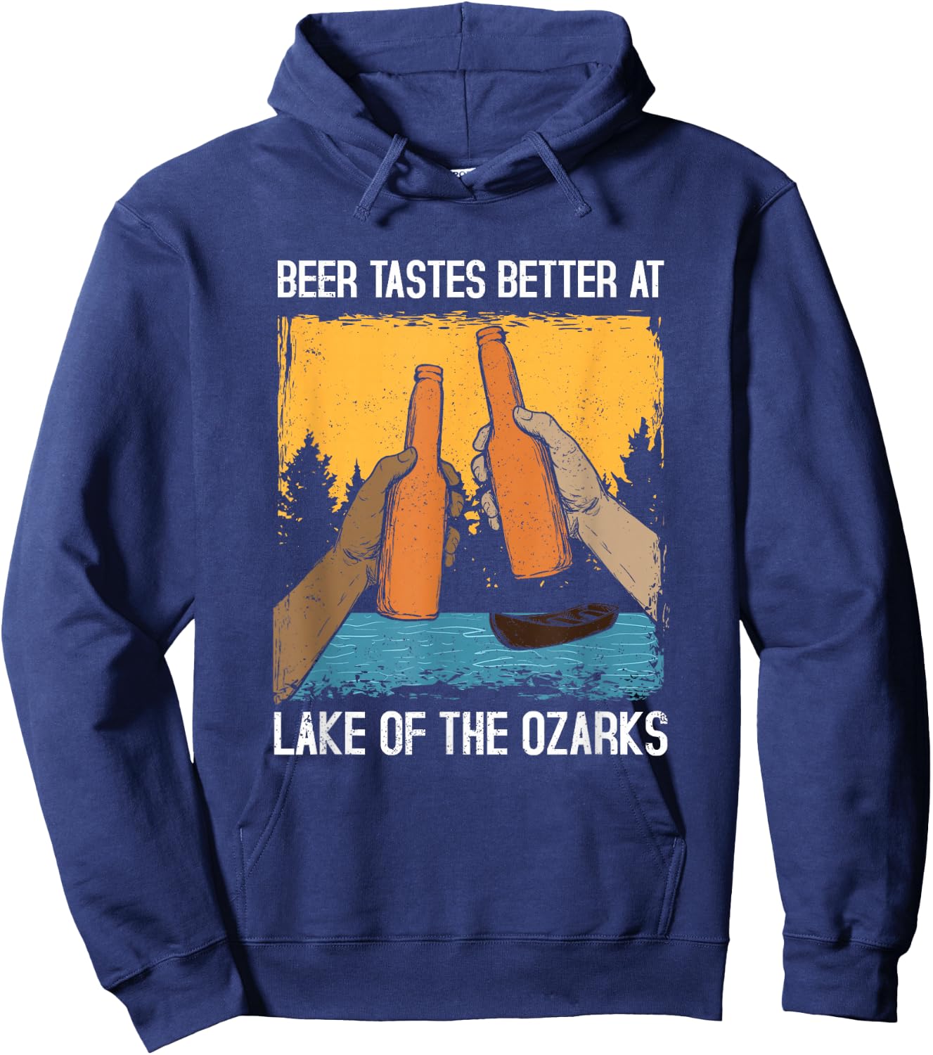 Lake Of The Ozarks Lake Life Hoodie - Hoodie | Navy