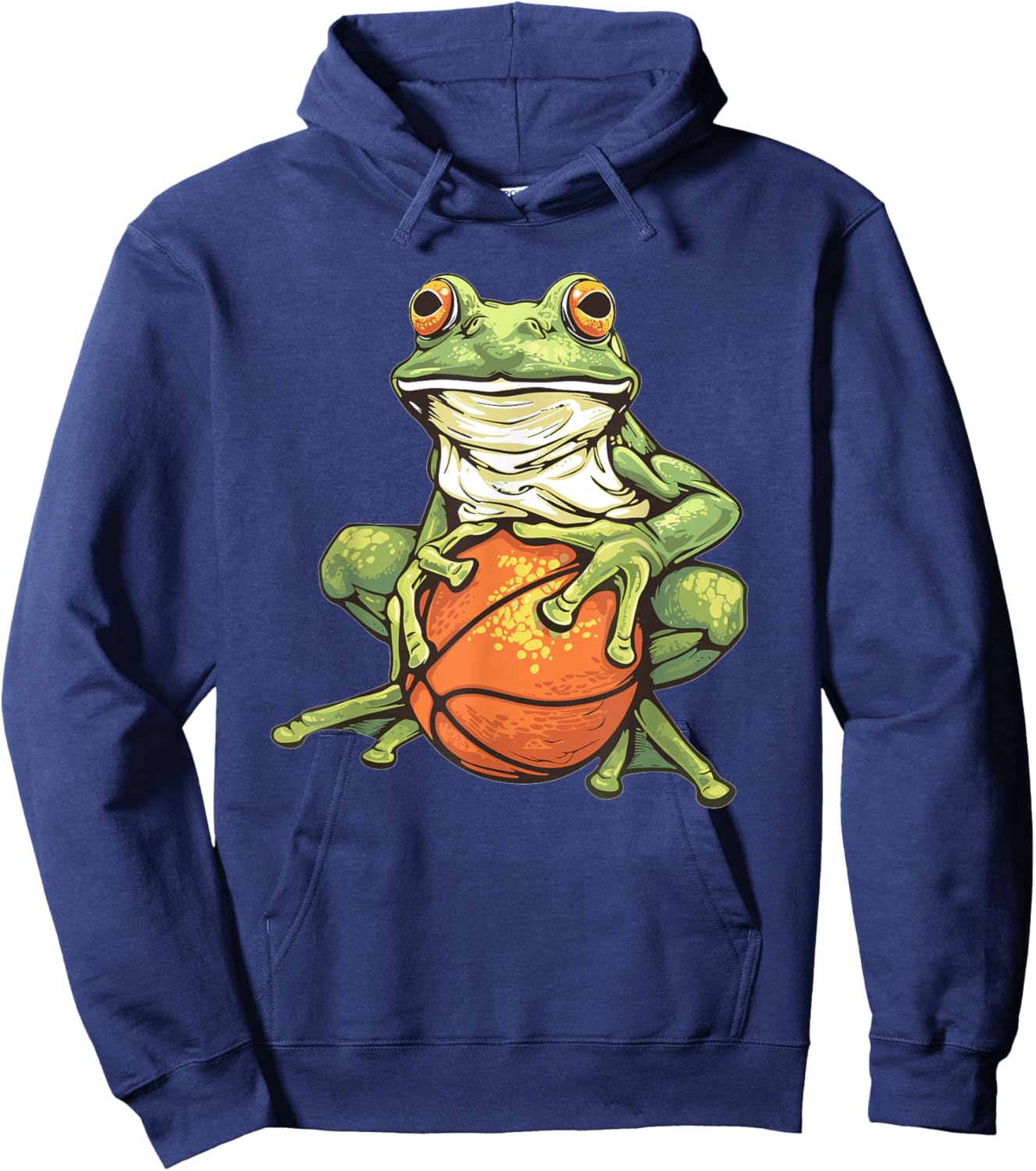 Basketball Frog Hoodie - Hoodie | Navy