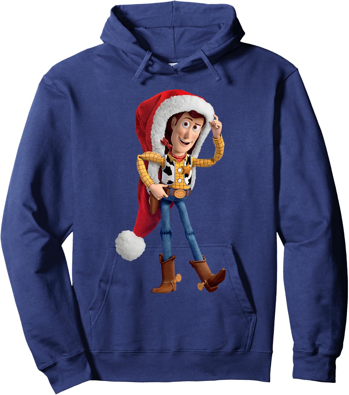 Disney Pixar Toy Story Santa Woody Holiday Hoodie - Hoodie | Navy