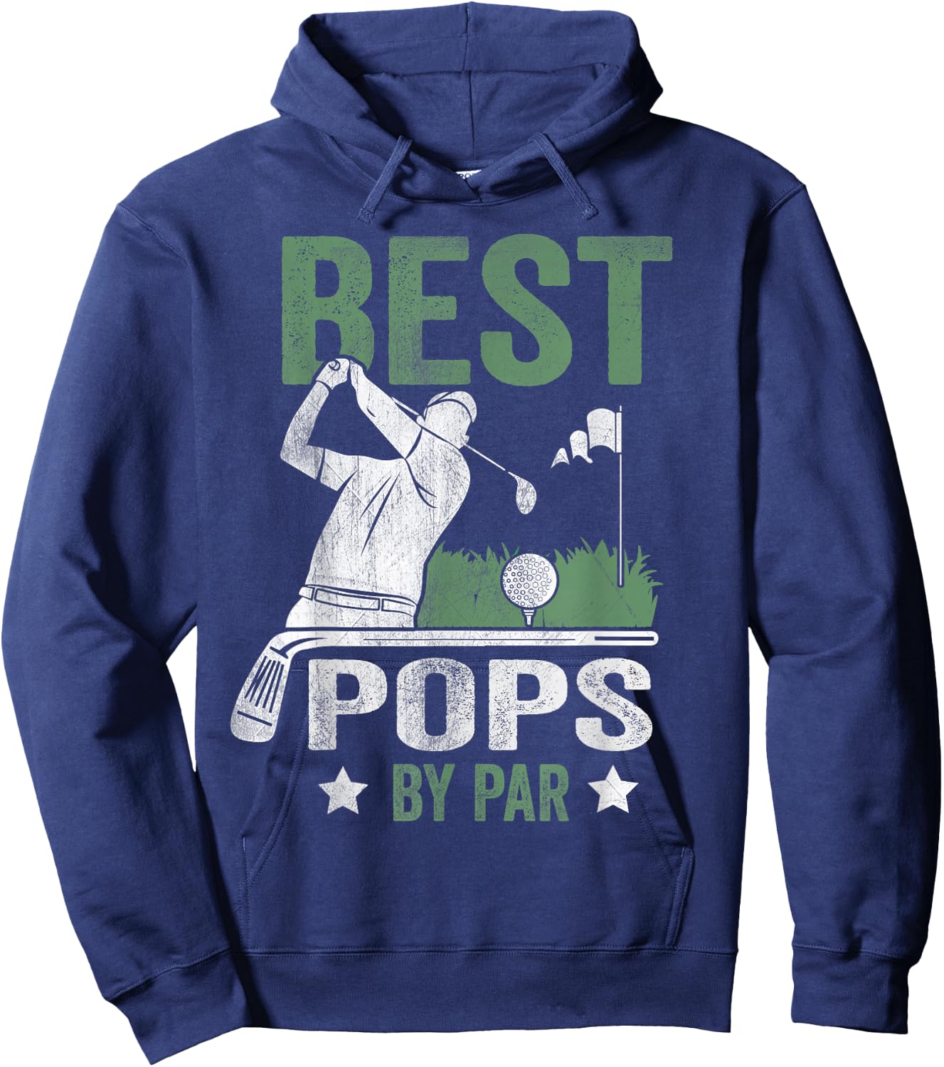 Best Pops By Par Father's Day Golf Gift Hoodie - Hoodie | Navy
