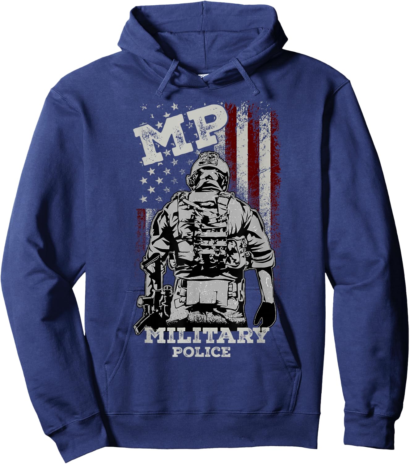 Military Police Veteran Honor Badge Hoodie - Hoodie | Navy