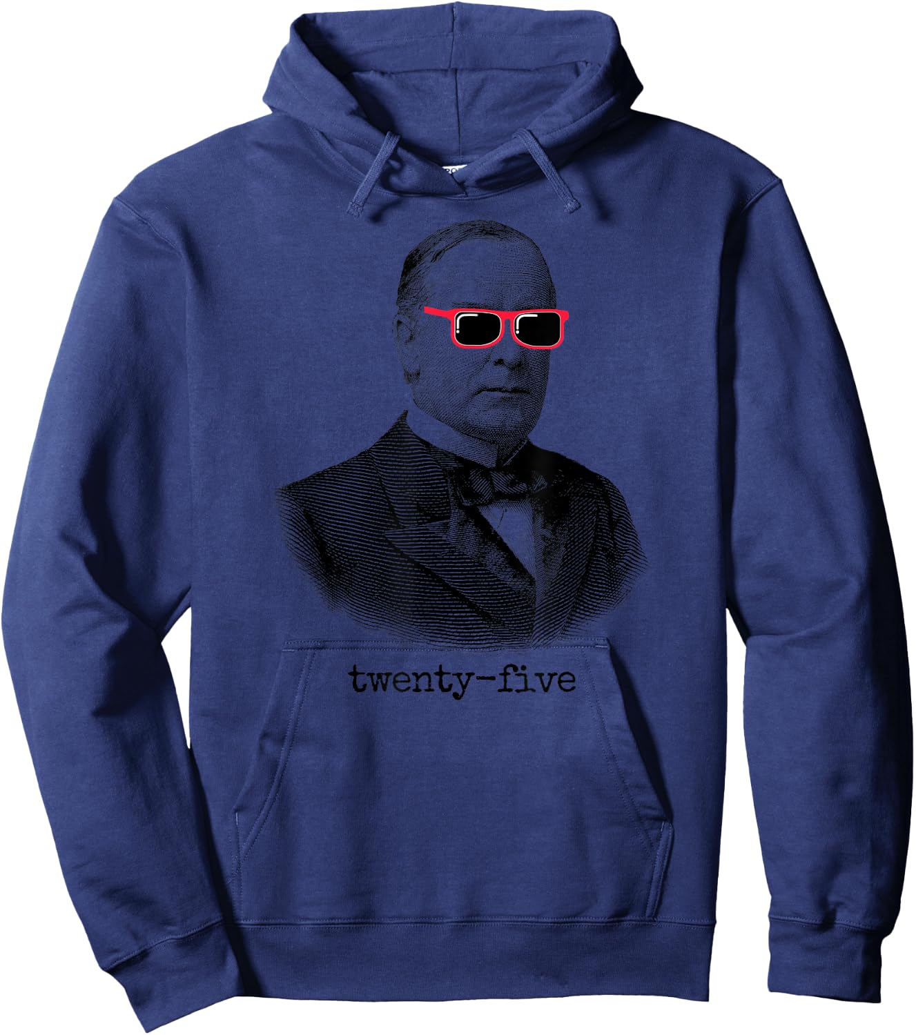 William McKinley 25th President USA Hoodie - Hoodie | Navy