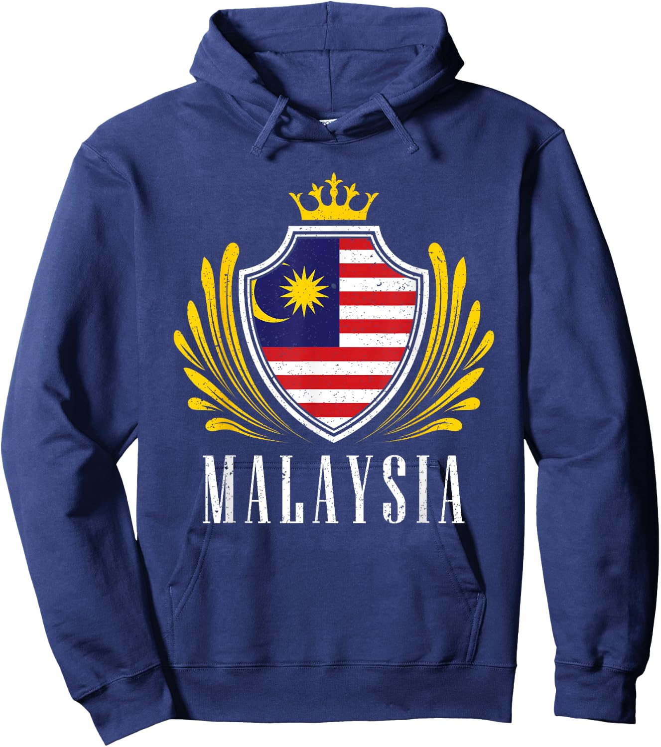 Malaysian Flag Malaysia Hoodie - Hoodie | Navy